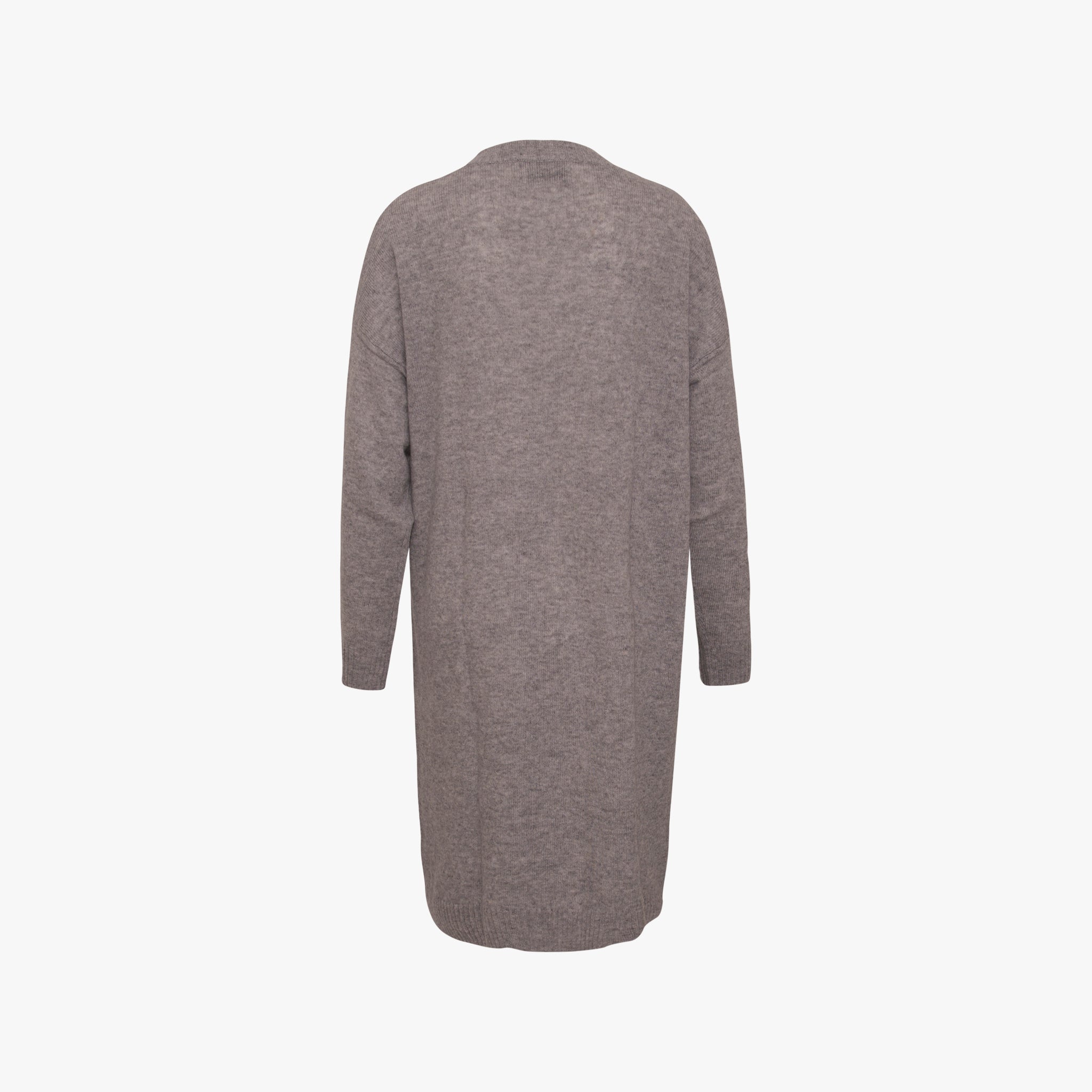 Cardigan Midi Cashmere | graumelange