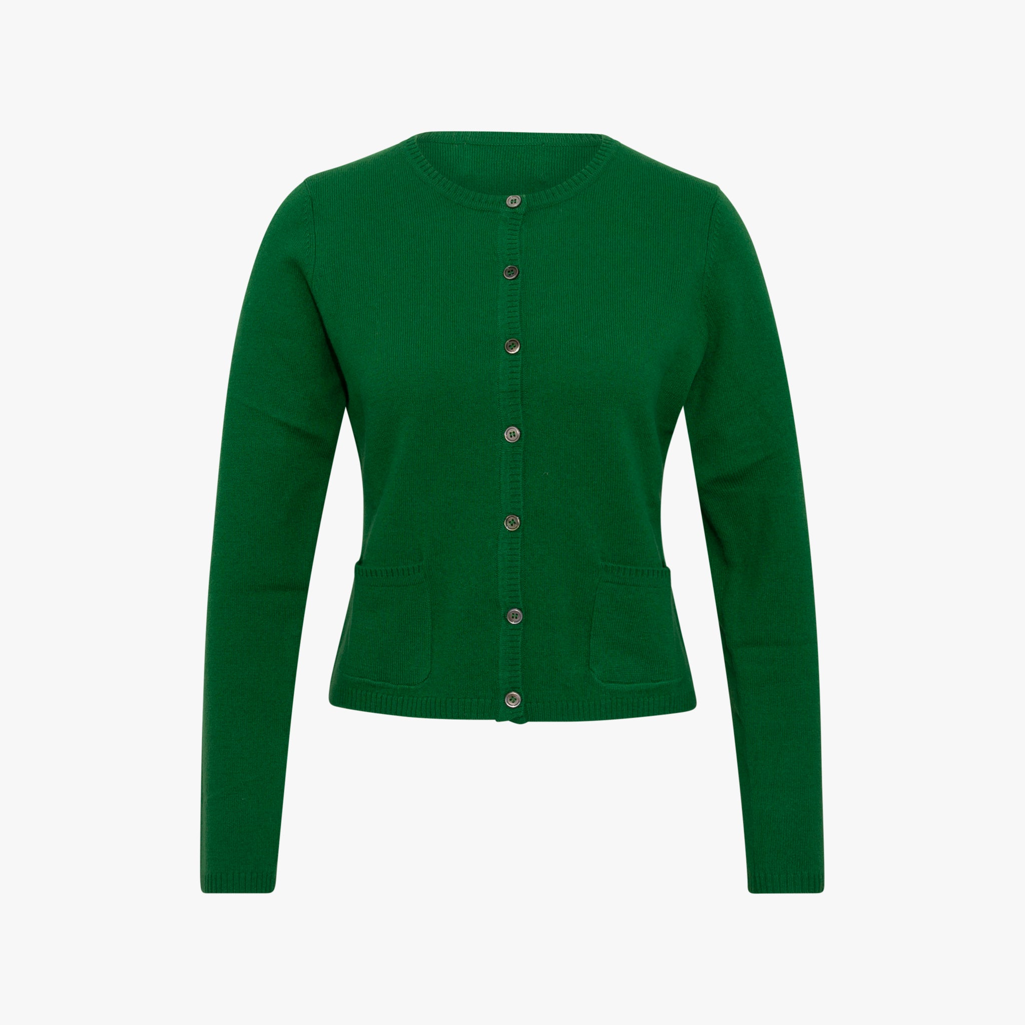 Cashmere-Jacke | gras