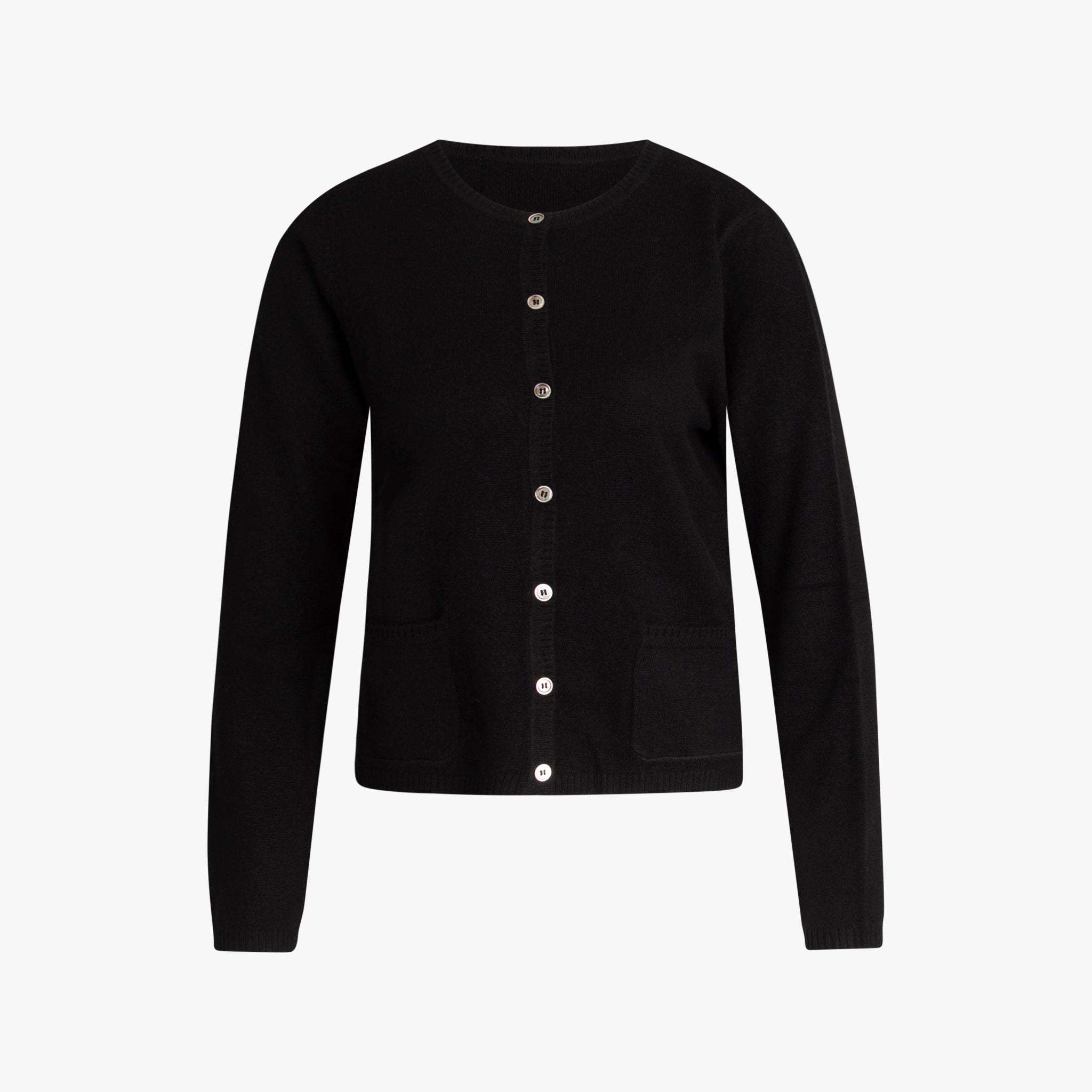 Cashmere-Jacke | schwarz