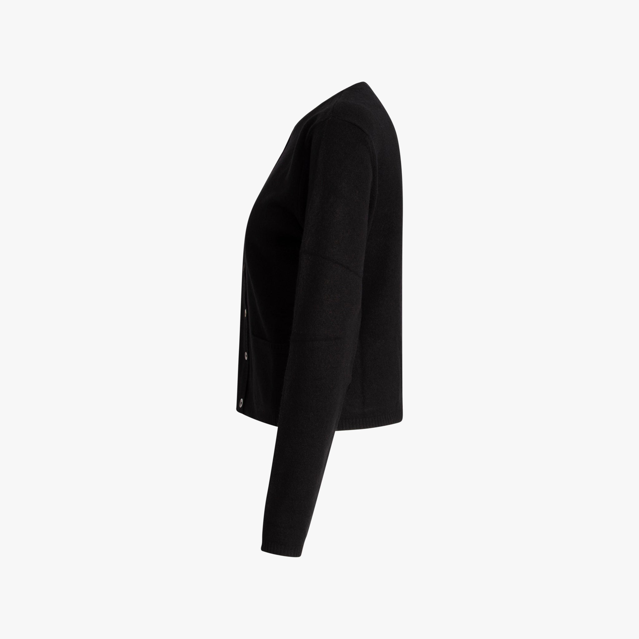 Cashmere-Jacke | schwarz