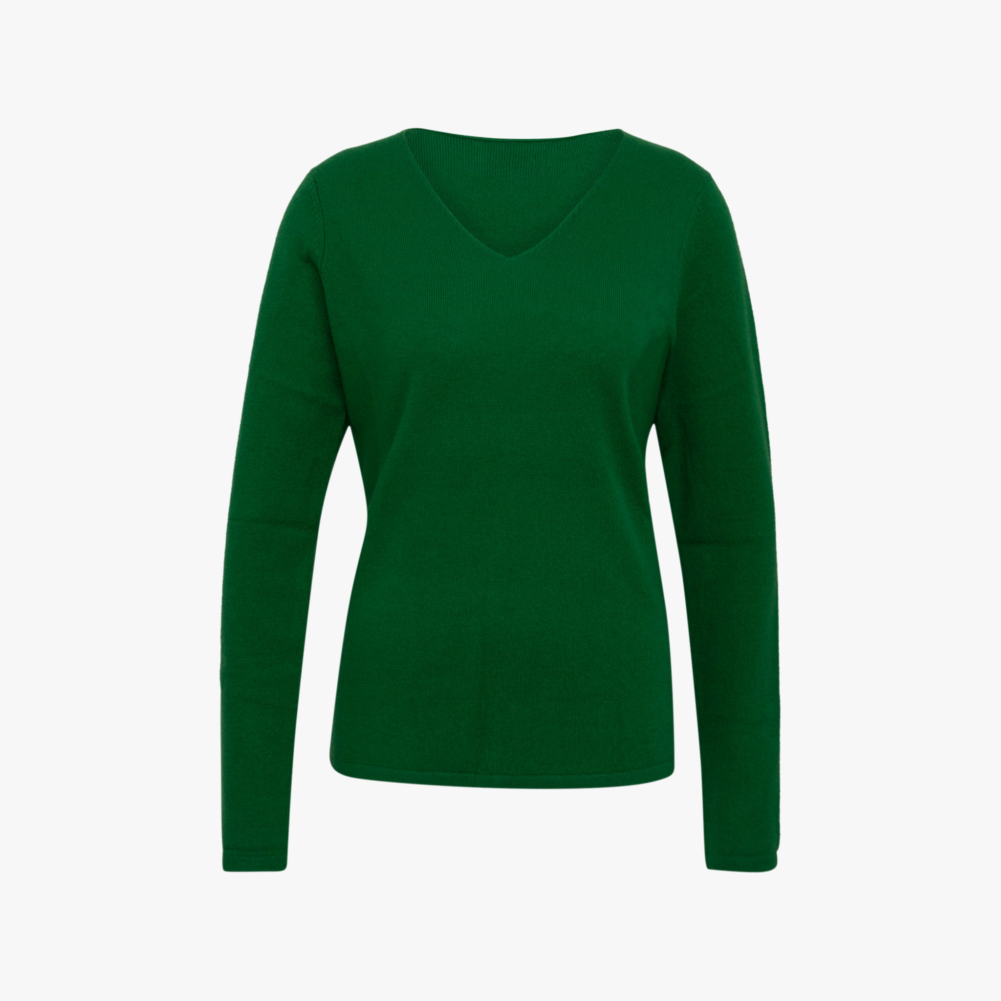 V-Pulli Basic Cashmere | gras