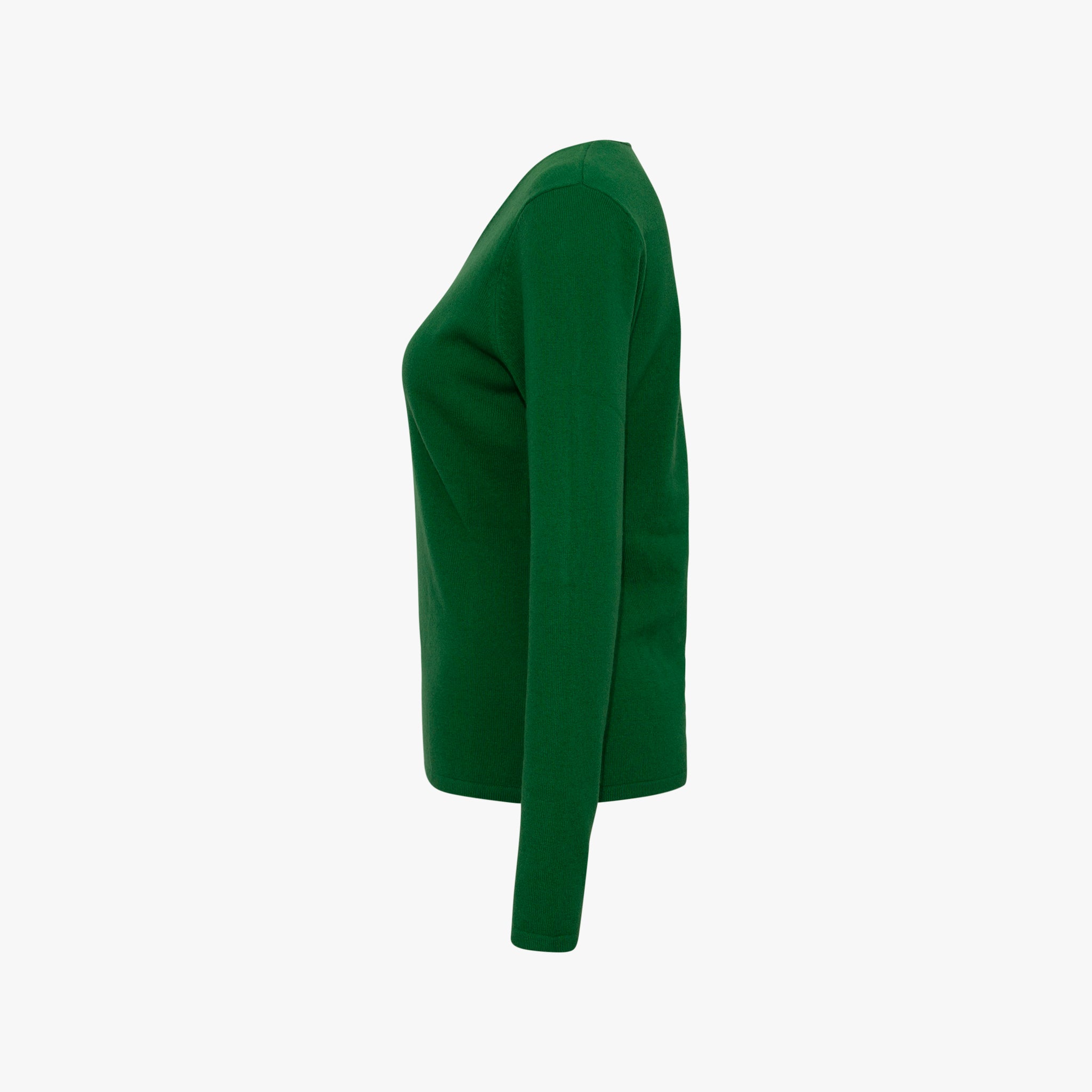 V-Pulli Basic Cashmere | gras