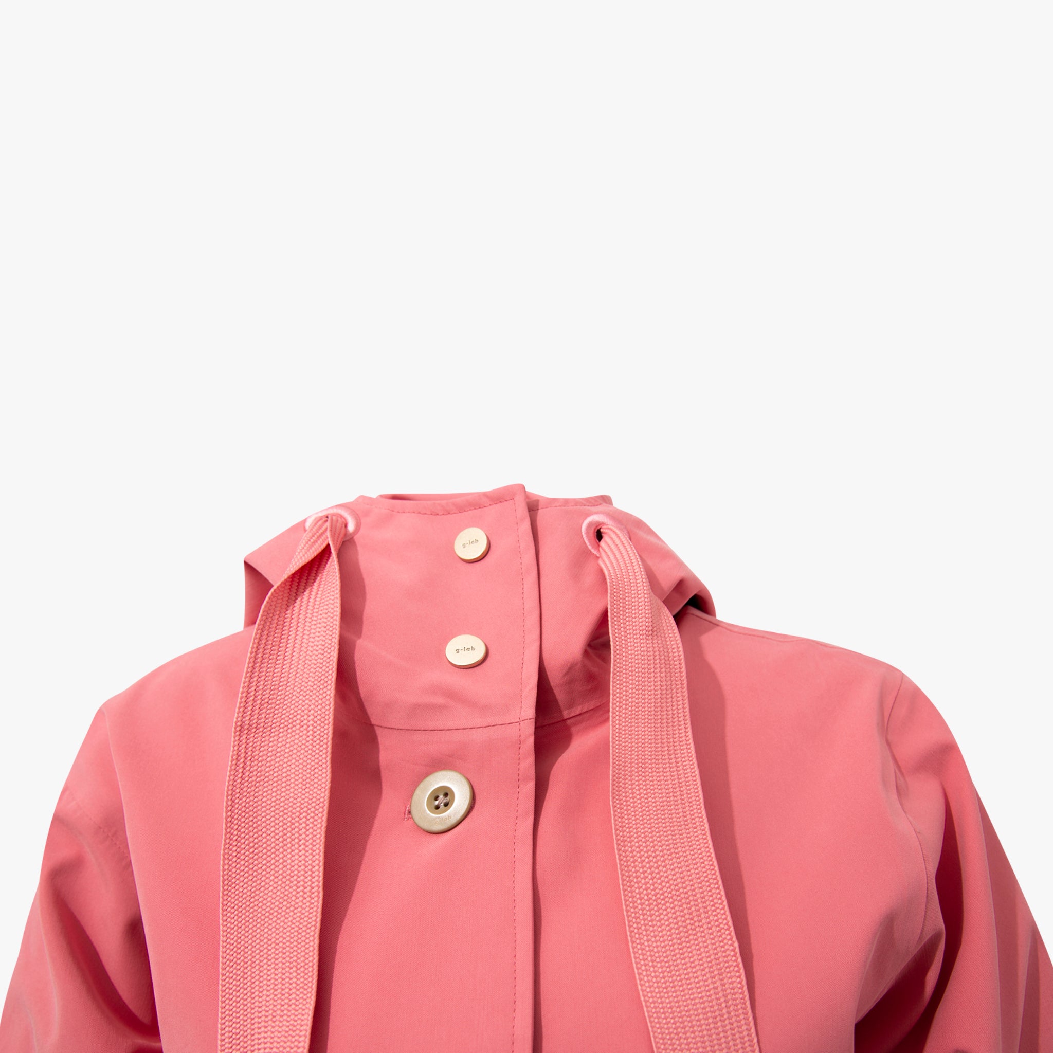 Kurzmantel Kapuze | rose