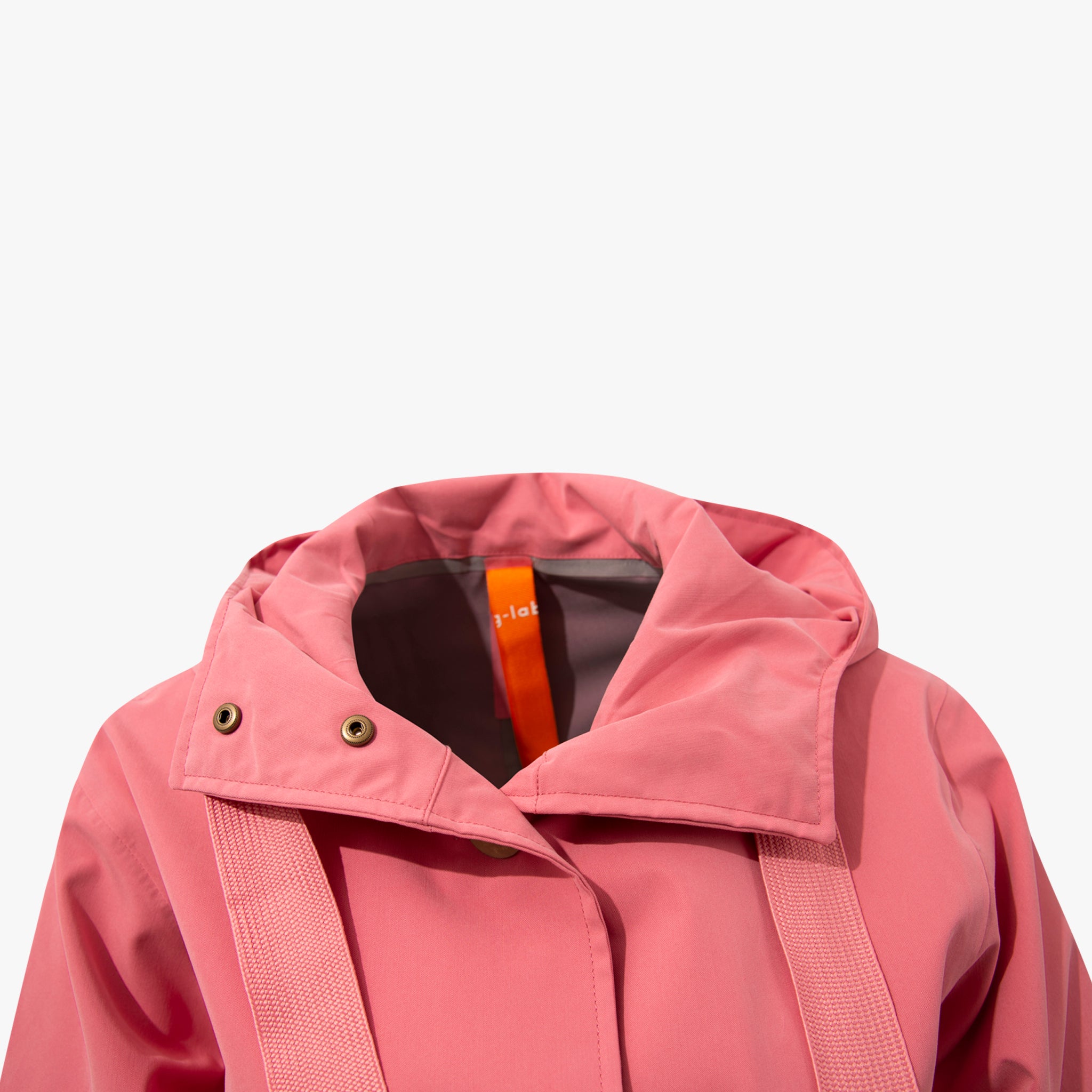 Kurzmantel Kapuze | rose