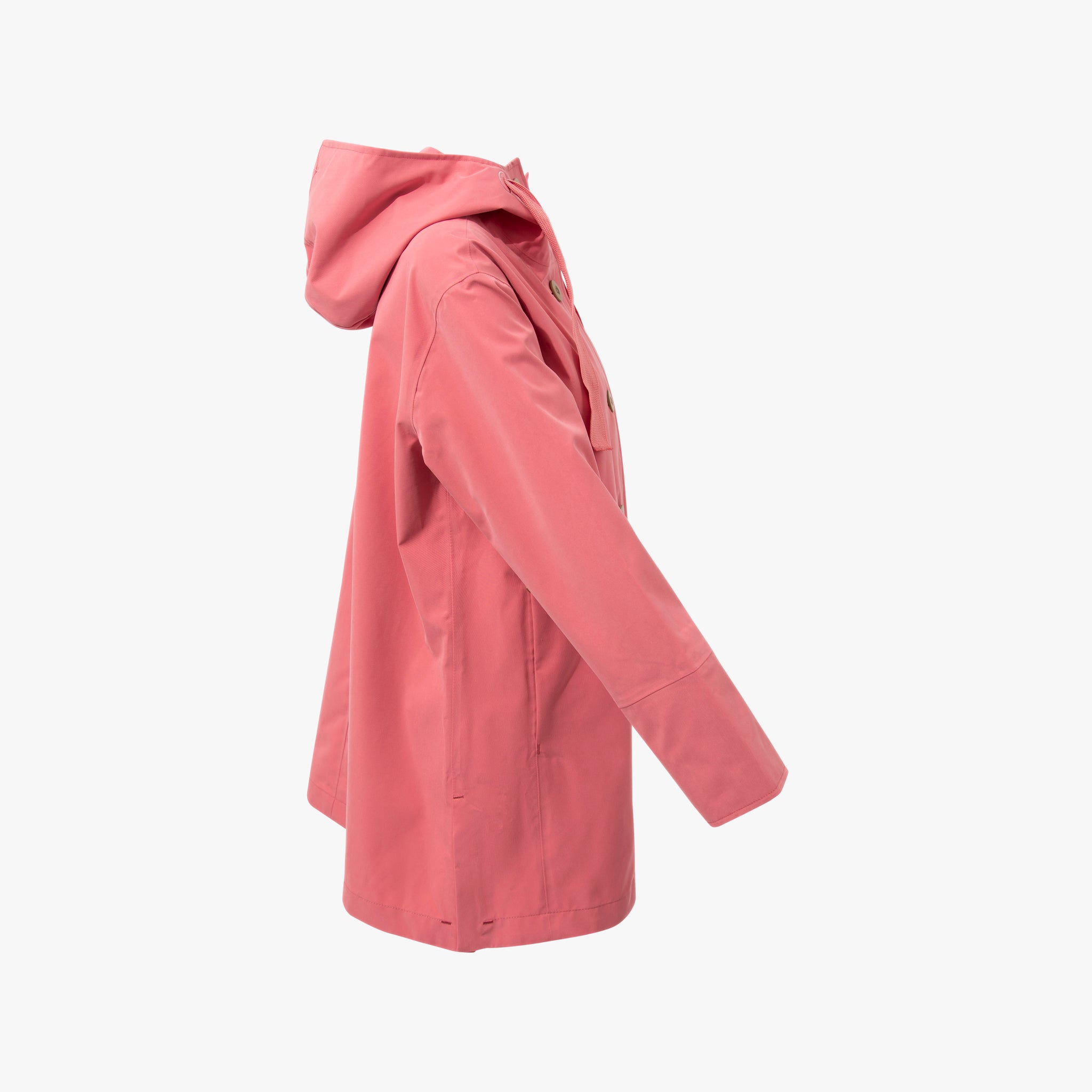 Kurzmantel Kapuze | rose