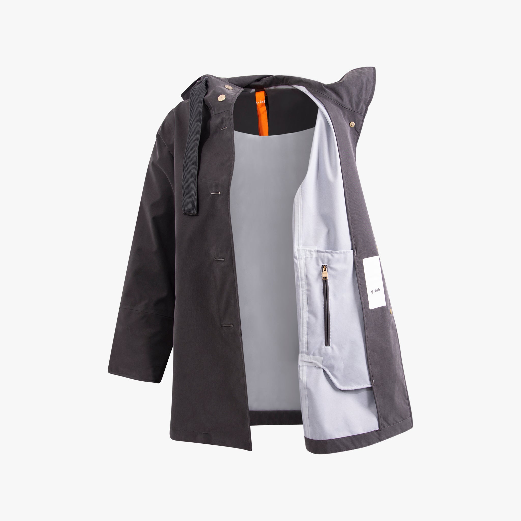 Kurzmantel Kapuze | navy