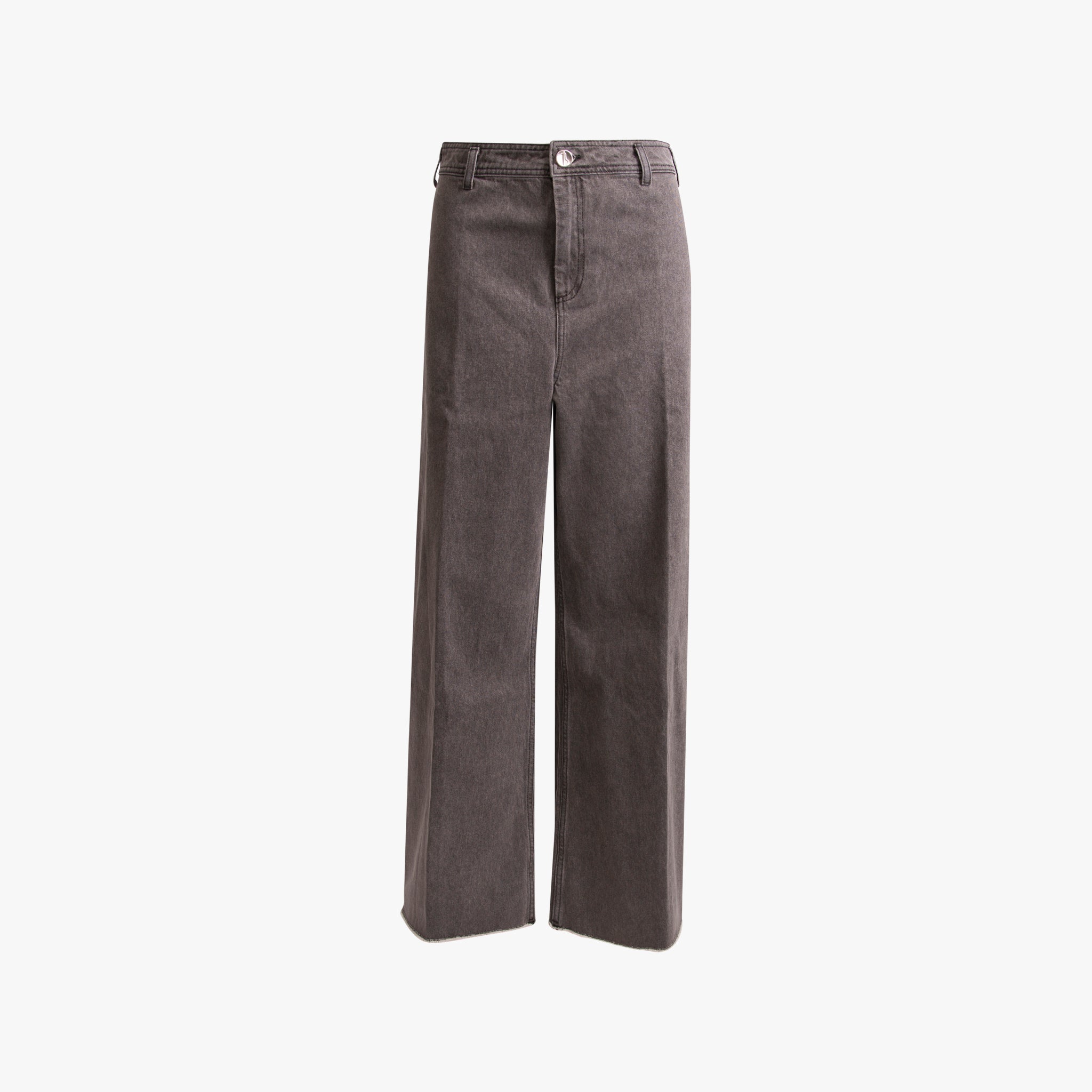 Jeans Wallstadt Wide | schwarz-grau