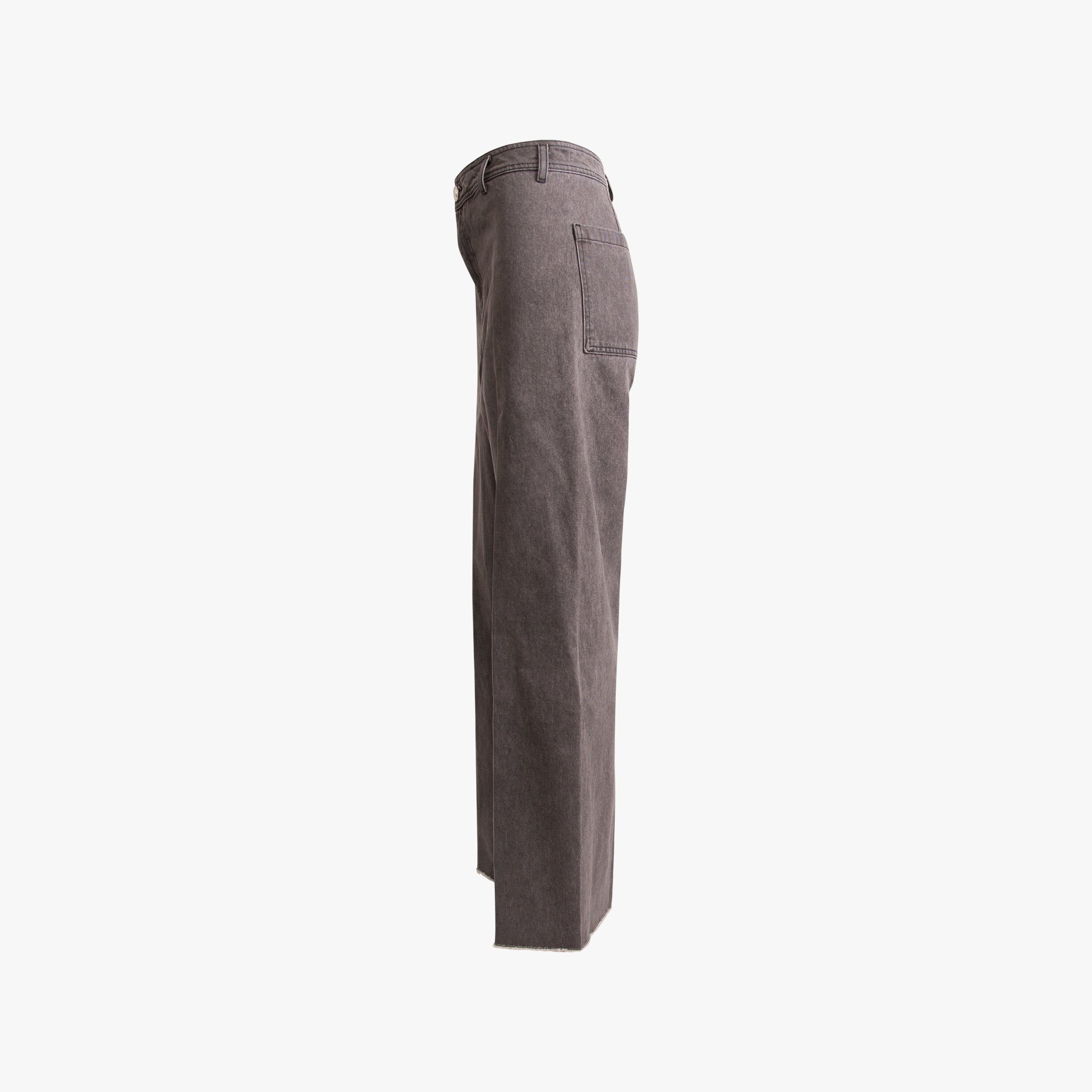 Jeans Wallstadt Wide | schwarz-grau