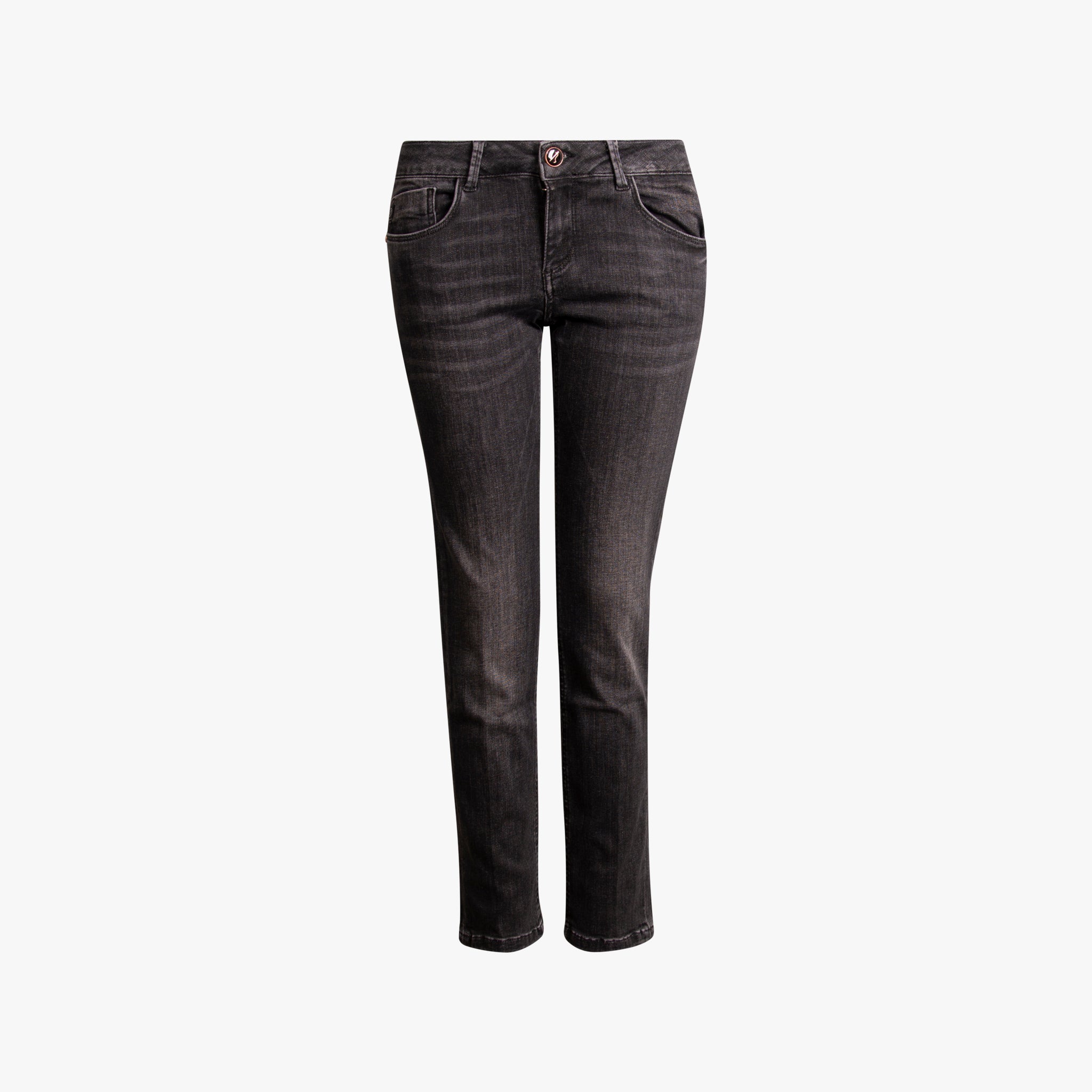 Jeans Rosengarten Straigh | schwarz
