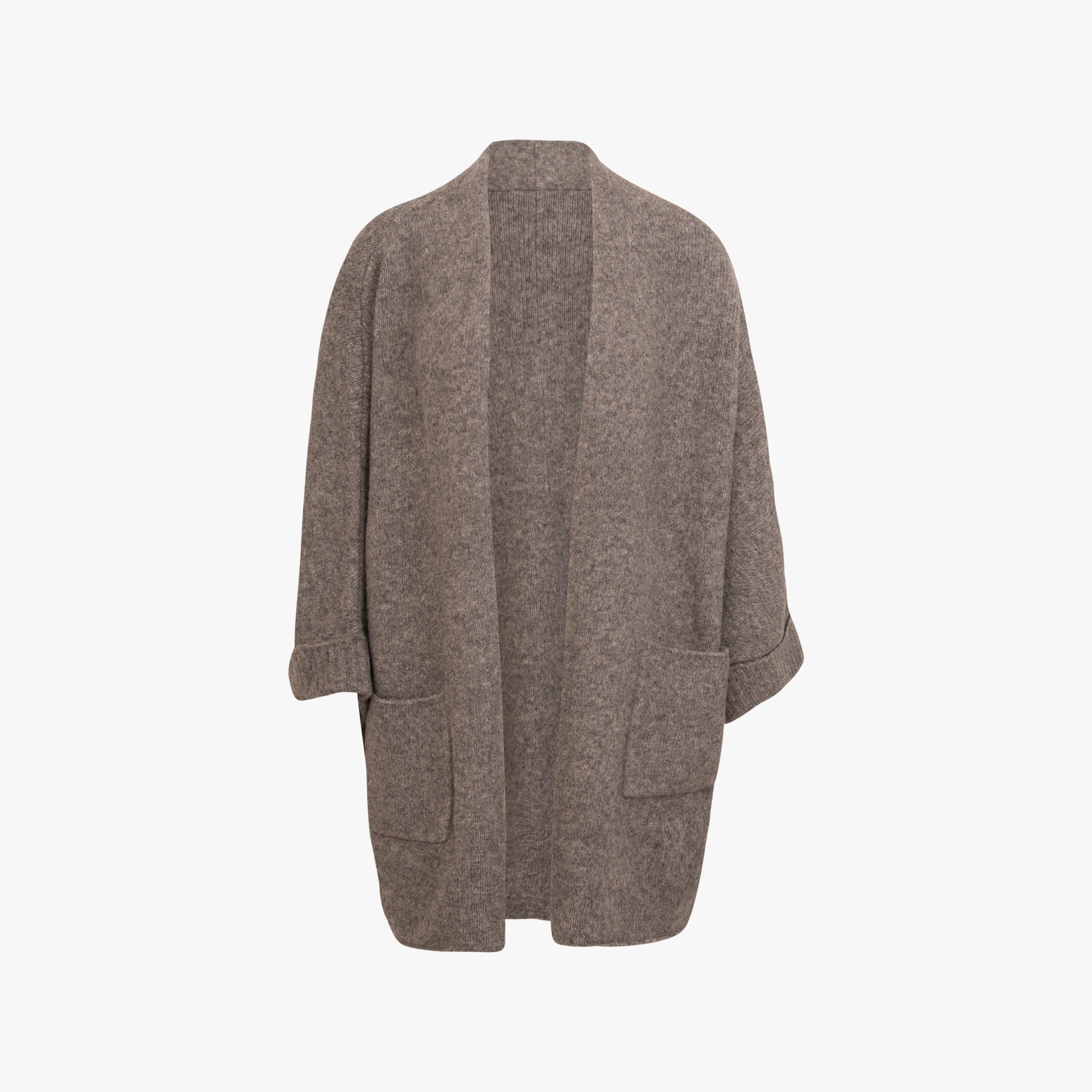 Cardigan oversized | graumelange