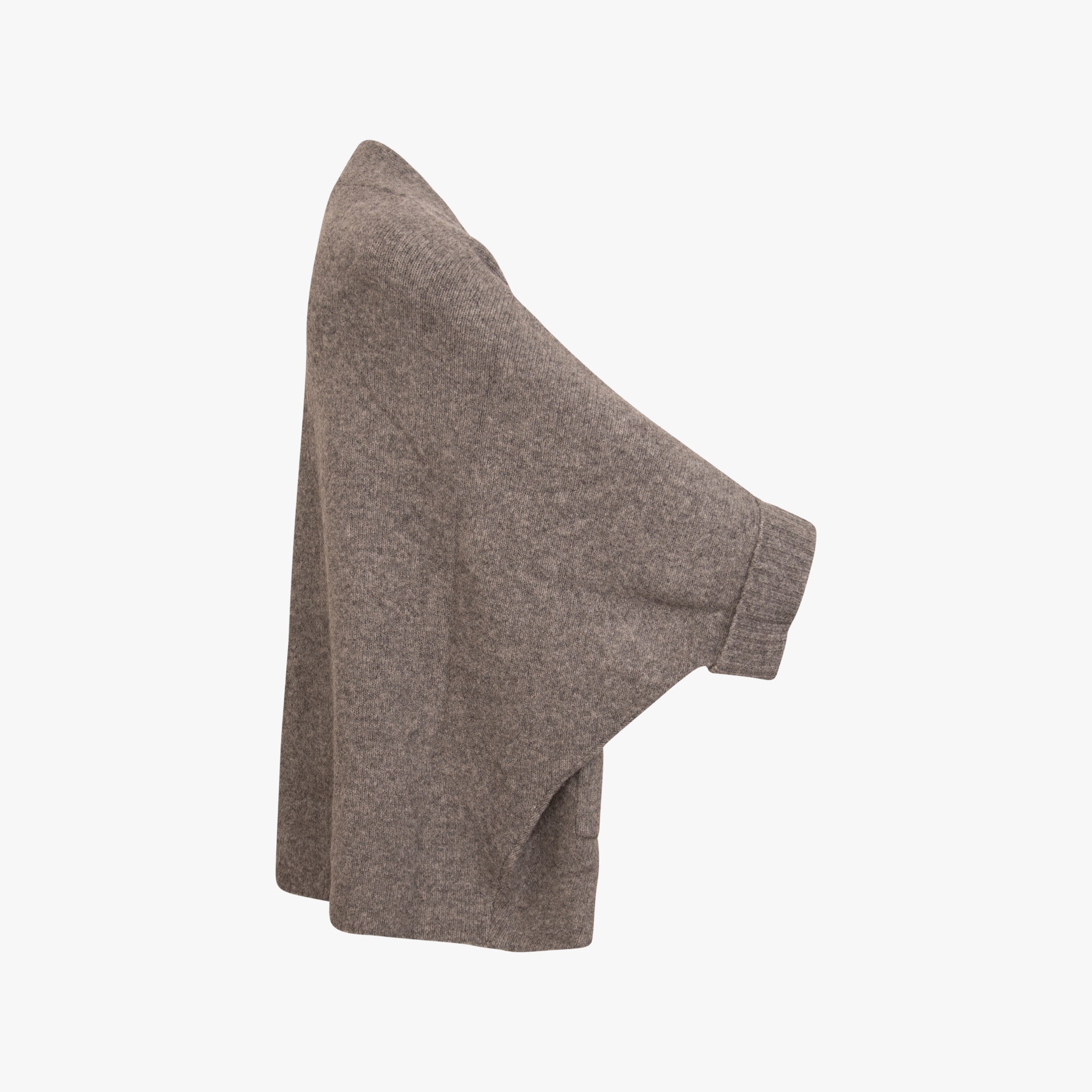 Cardigan oversized | graumelange