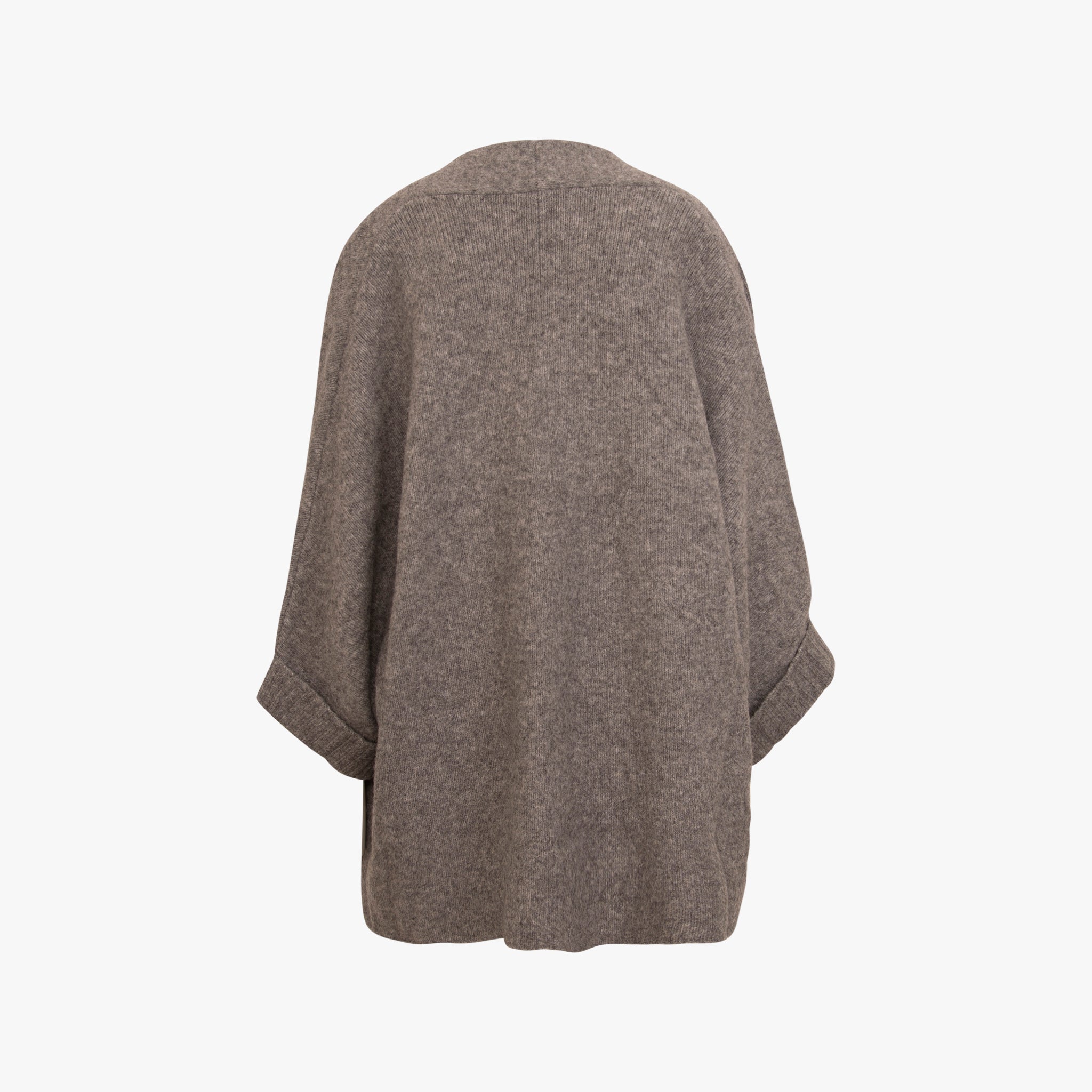 Cardigan oversized | graumelange
