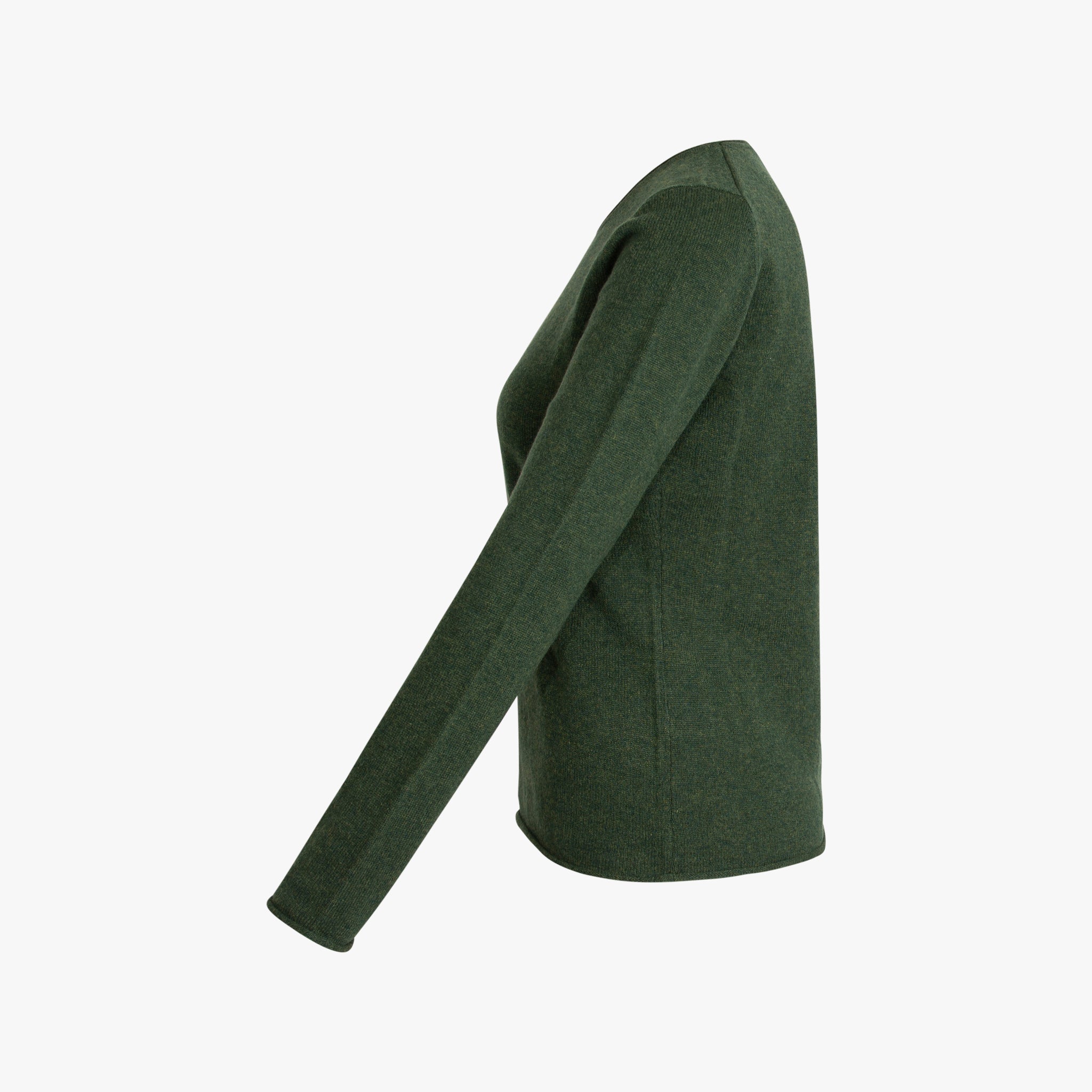 RH-Pullover Cashmere | dunkeloliv