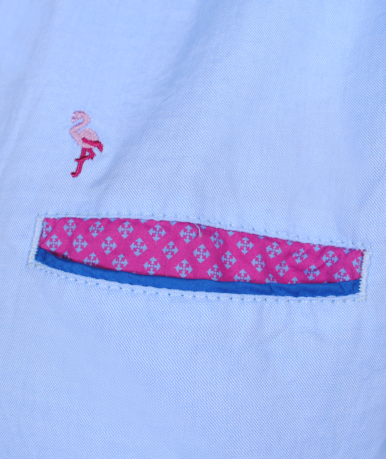 Hemd Stehkragen Sophie | blau