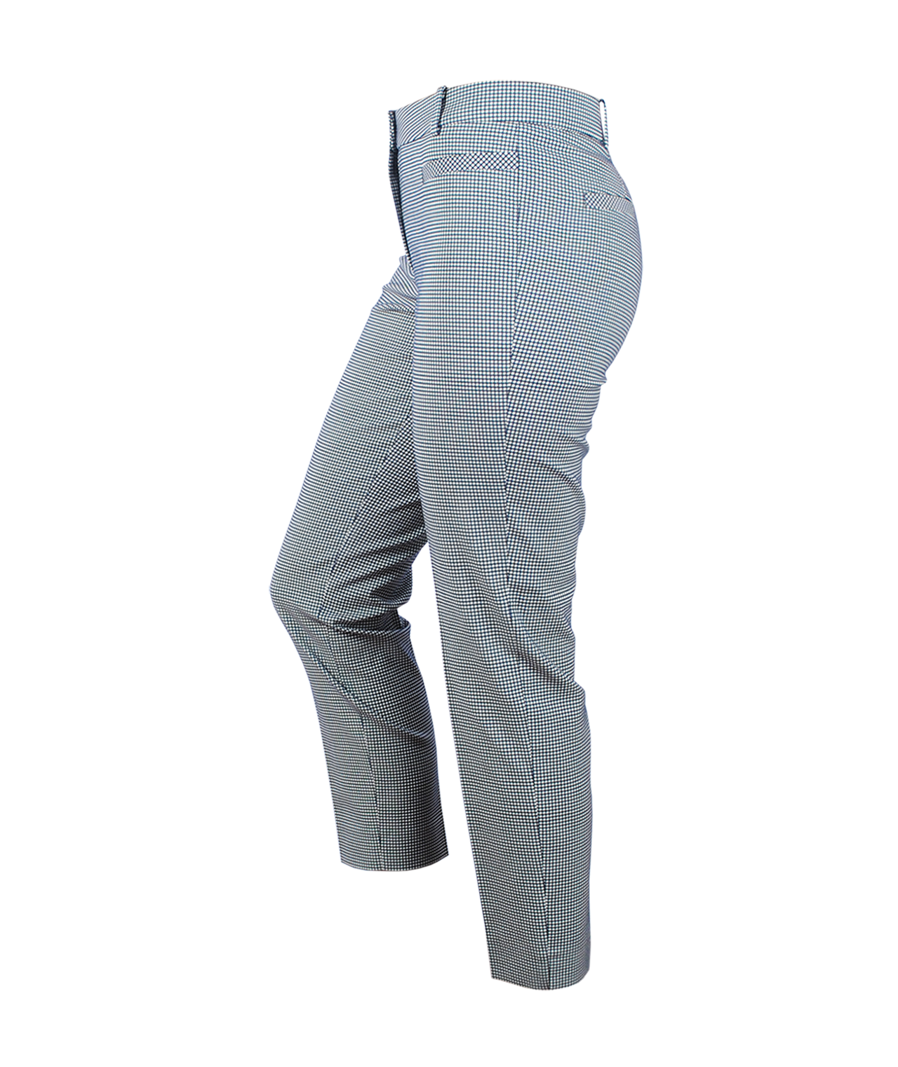 Hose Feinkaro Renira | schwarz-weiß
