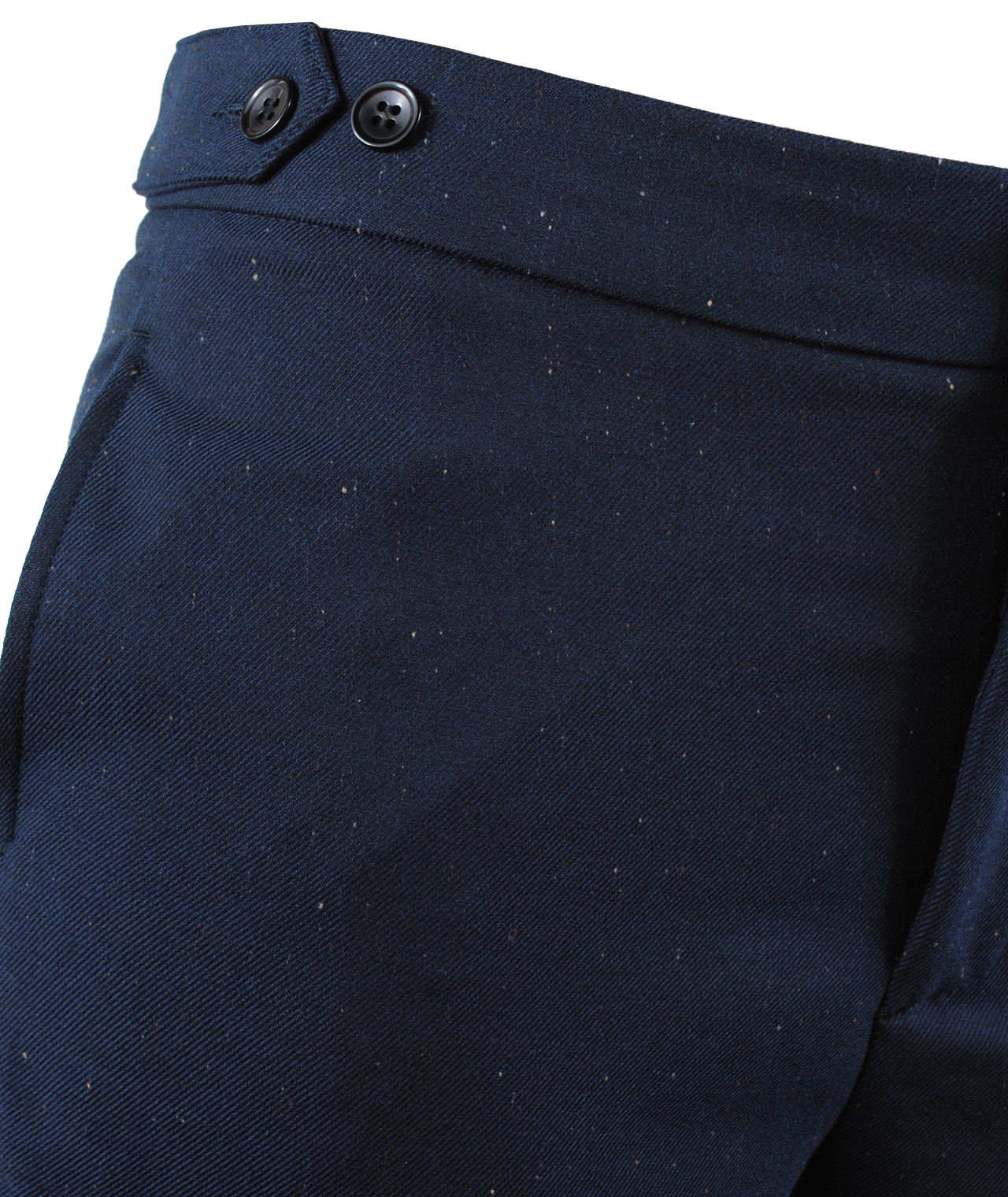 Hose Tweedoptik | navy