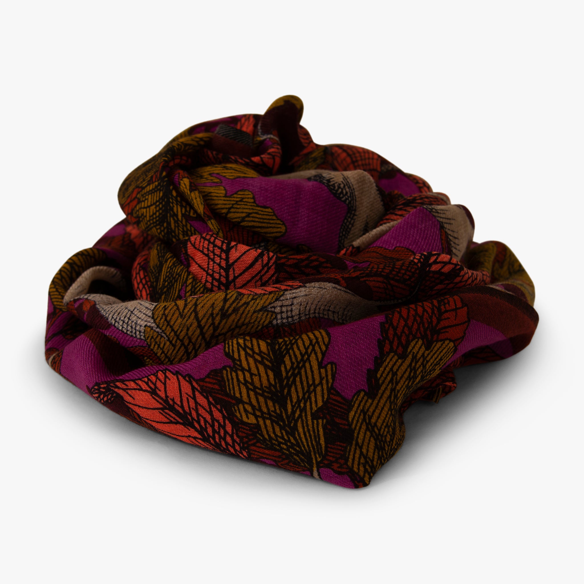 Schal Baumprint | fuchsia