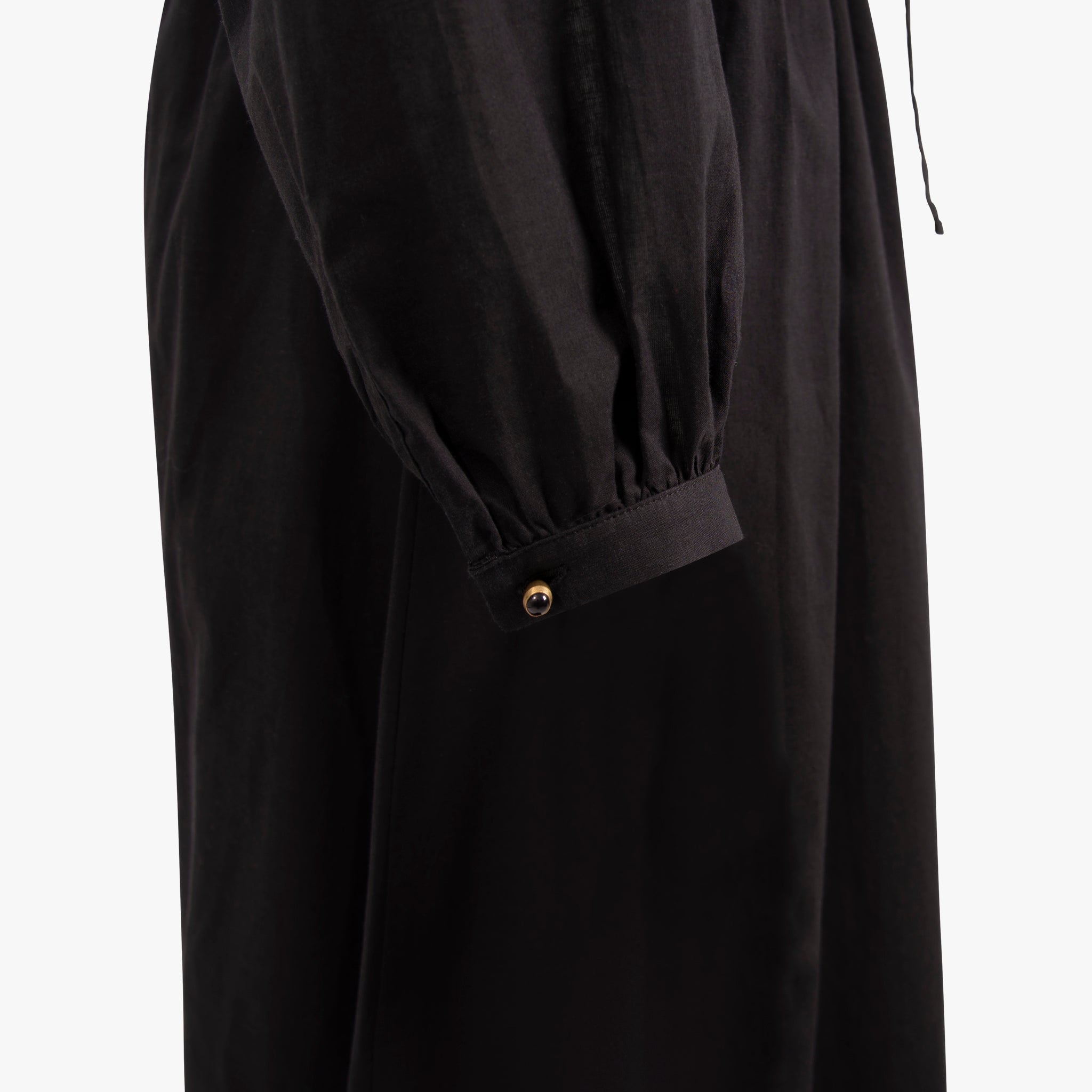 Kleid Tunnelzug uni | schwarz