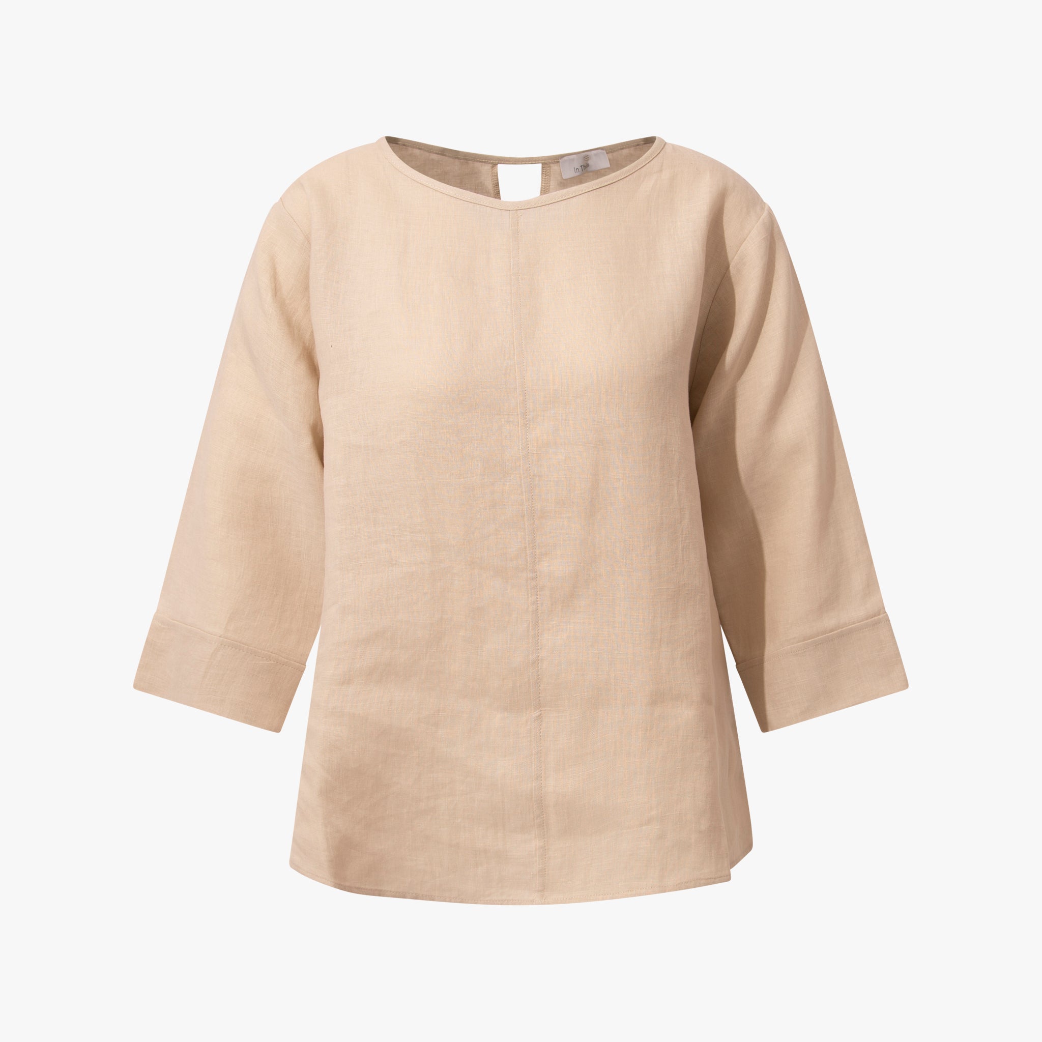 Blusenshirt Leinen | beige