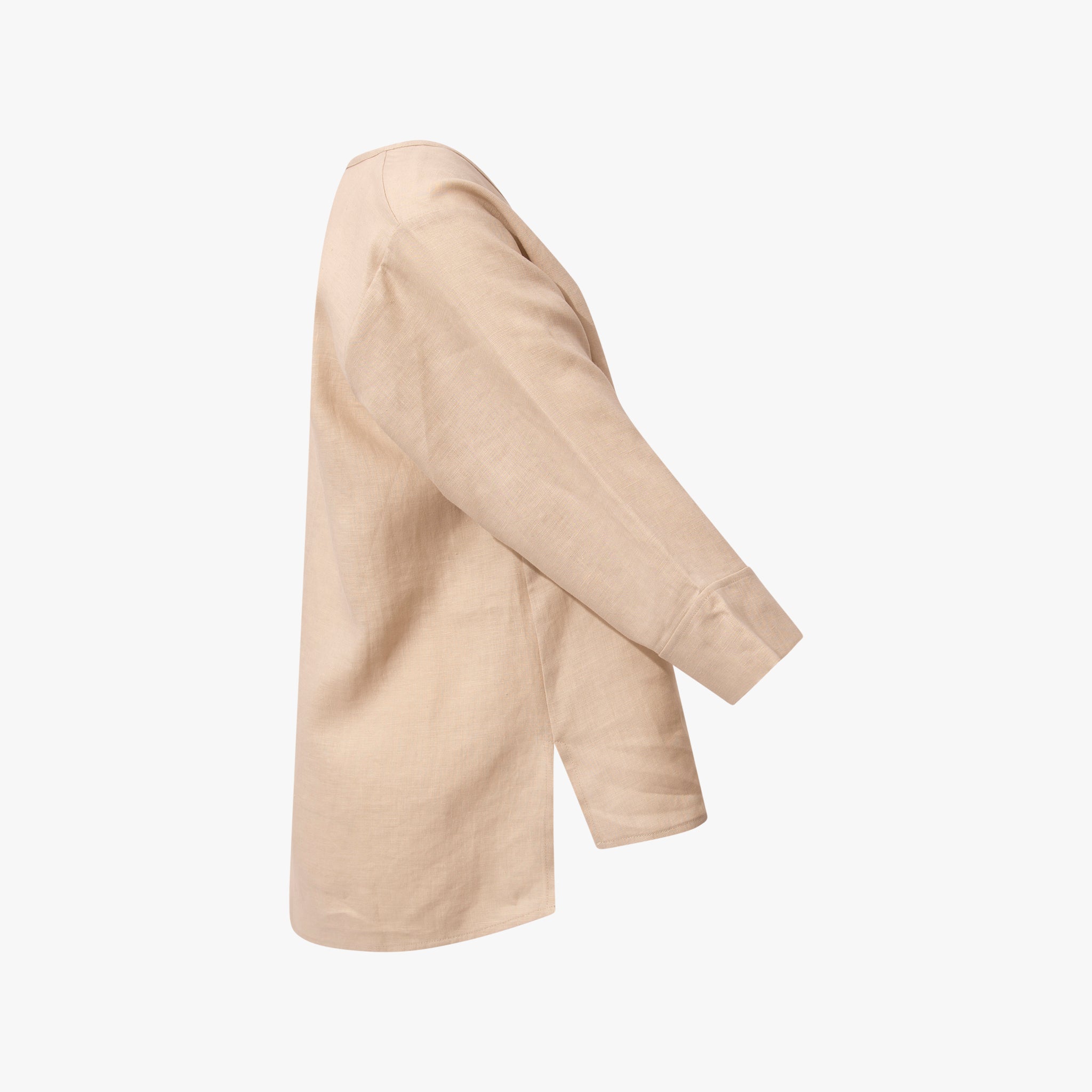 Blusenshirt Leinen | beige