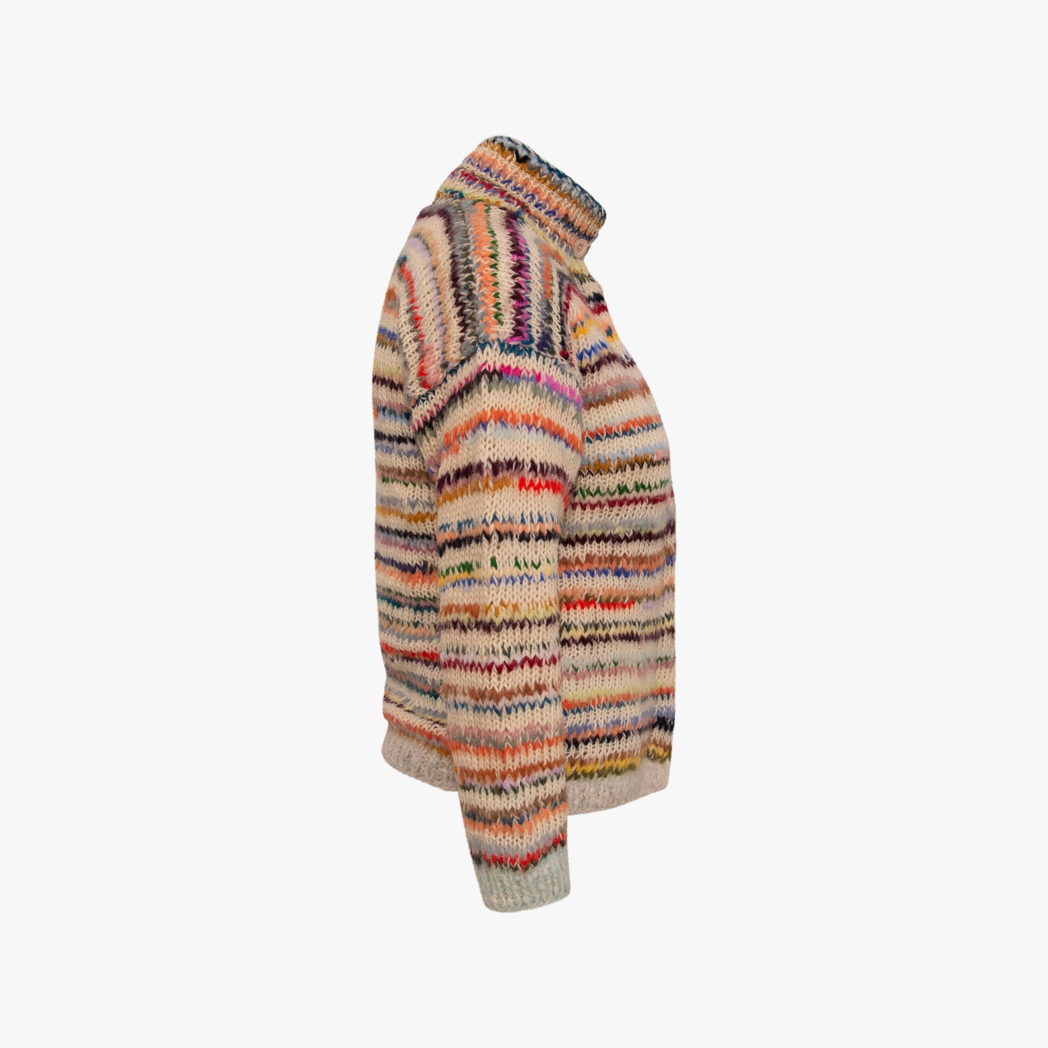 Strickjacke Streifenmix | multicolor