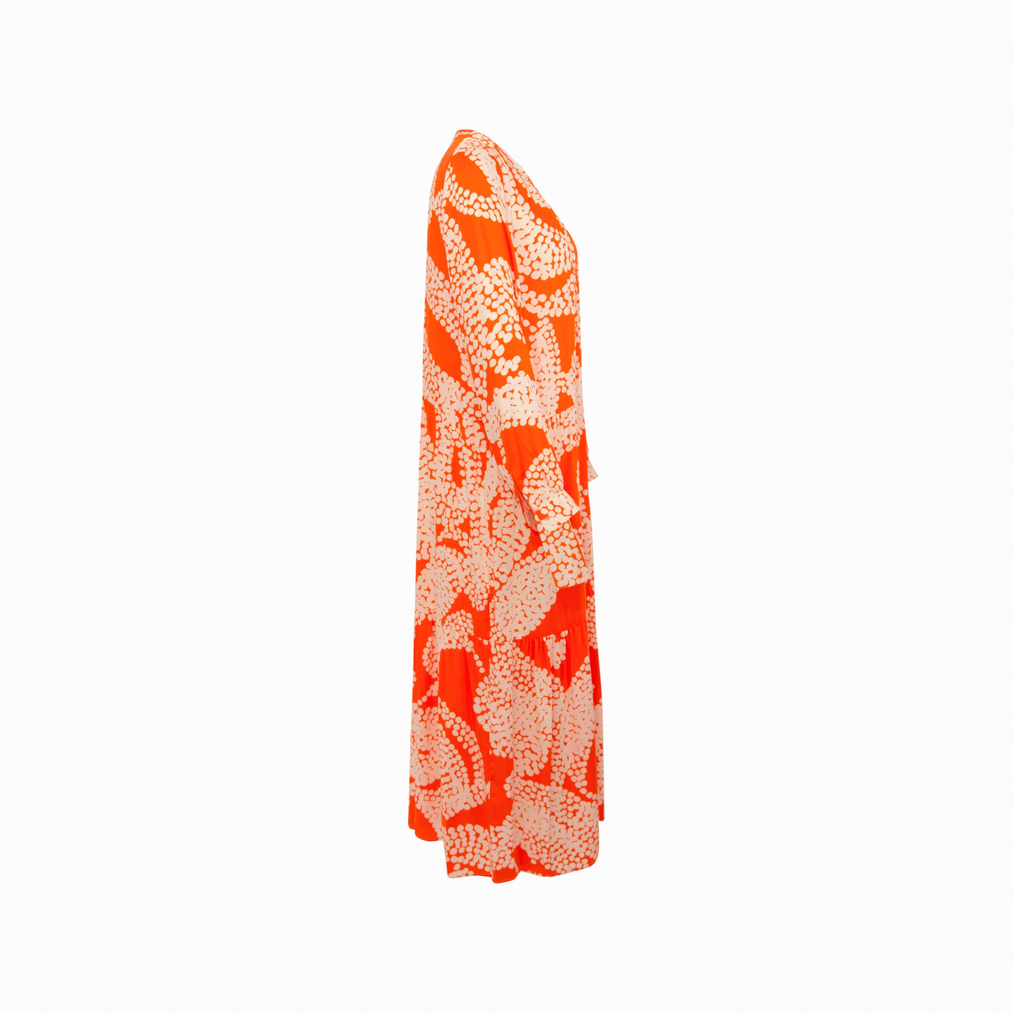 Milano Italy Kleid Paisley Dot | orange