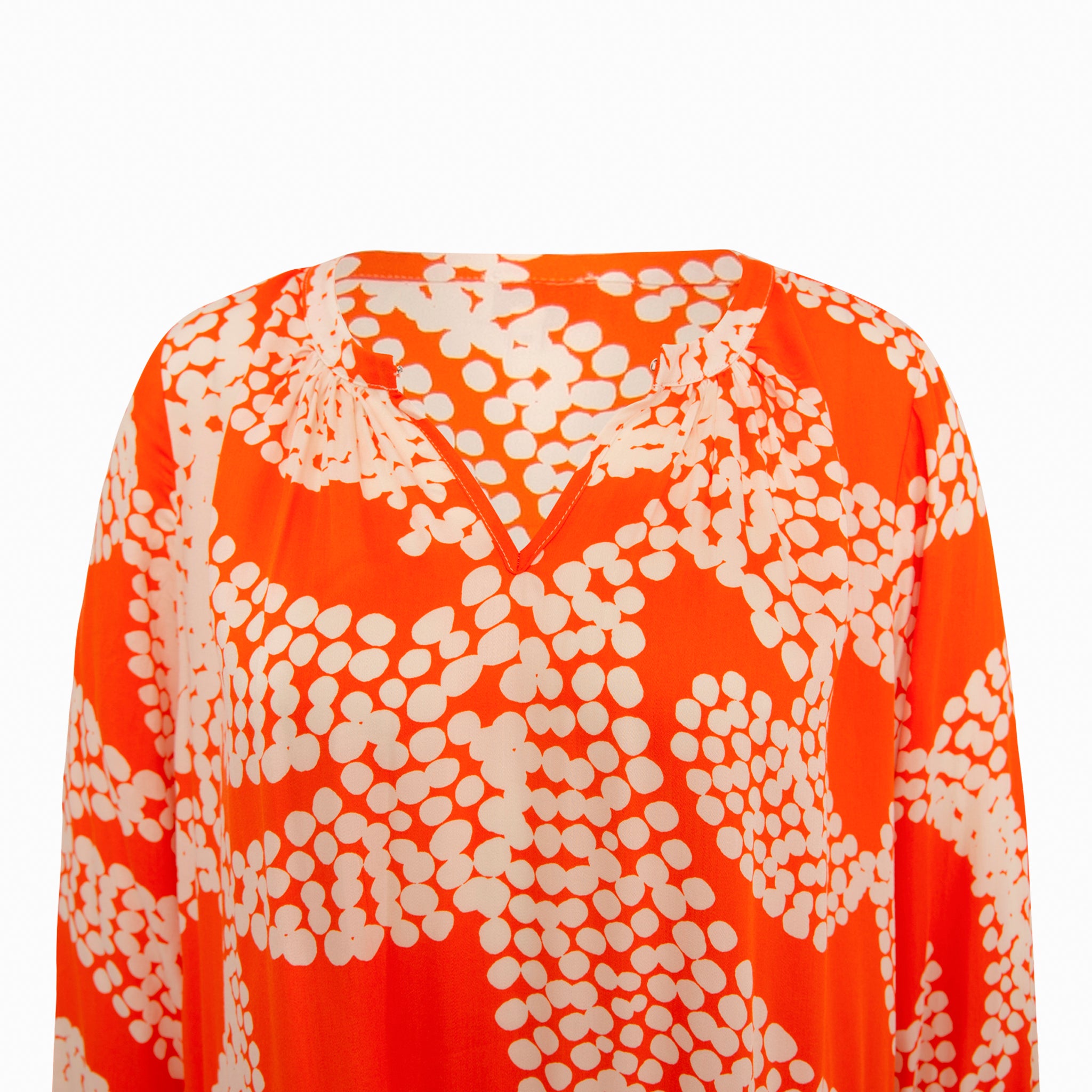 Milano Italy Kleid Paisley Dot | orange