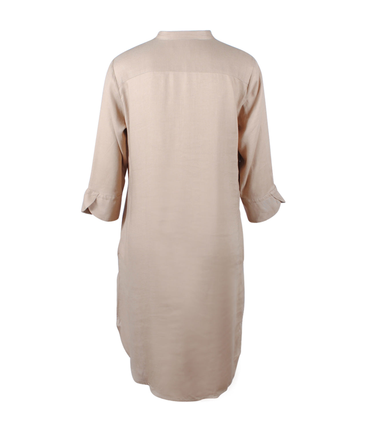 Kleid Feinleinen uni | sand