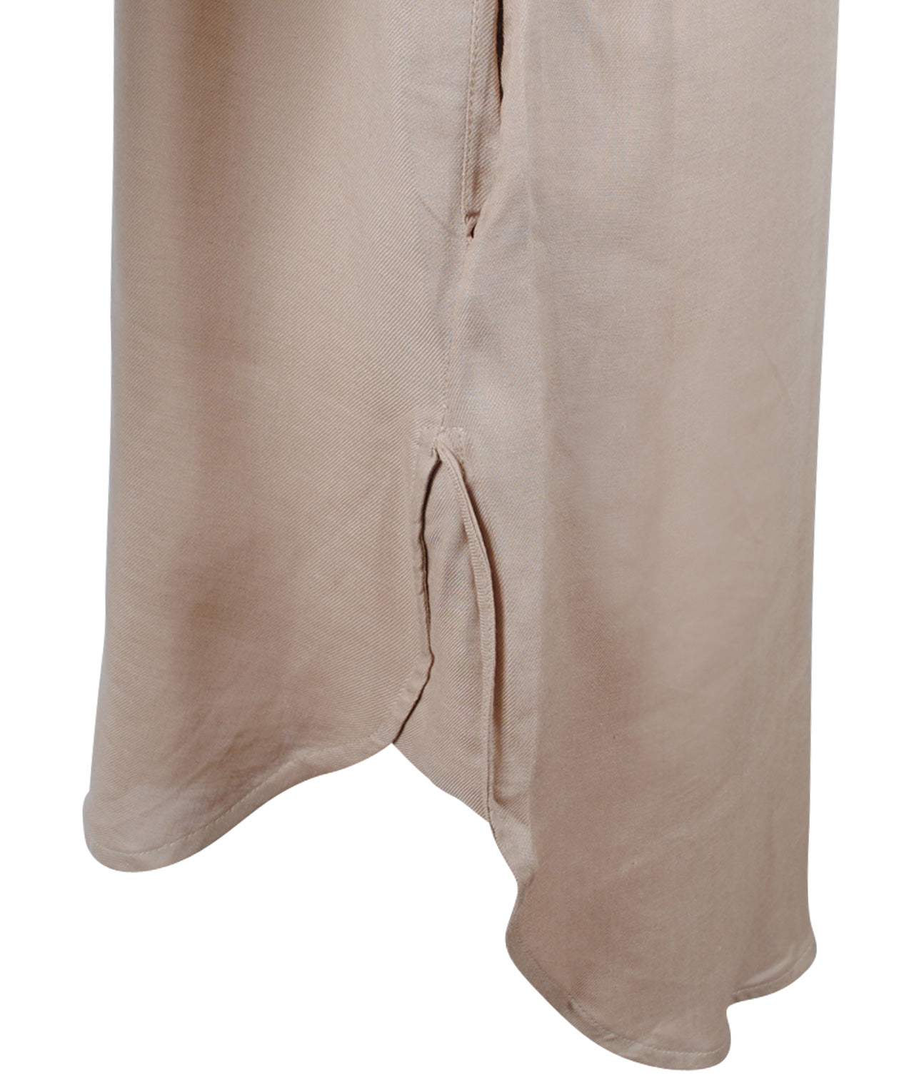 Kleid Feinleinen uni | sand