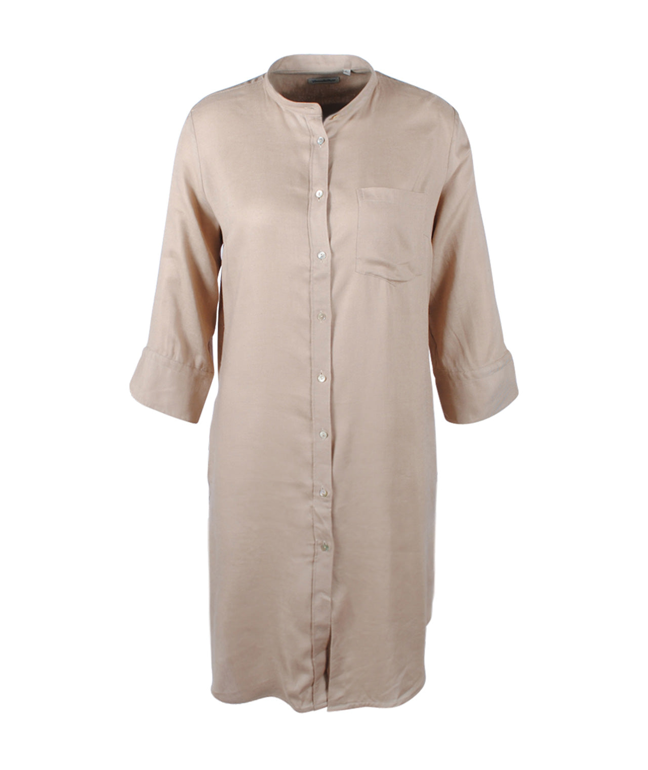 Kleid Feinleinen uni | sand