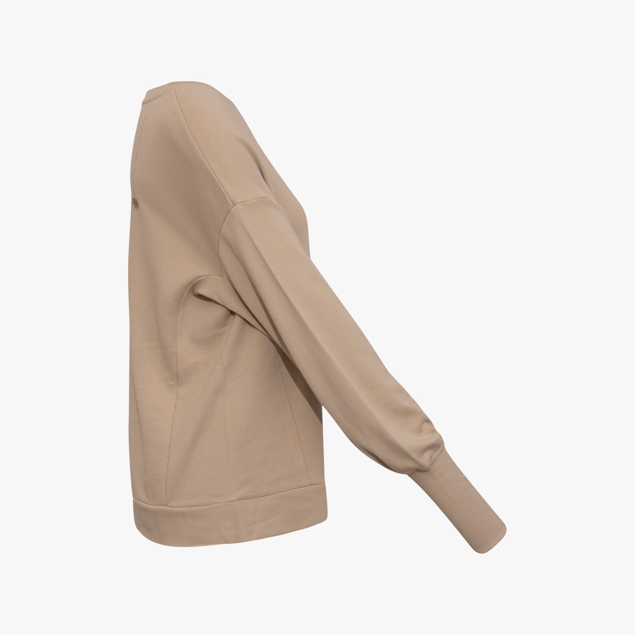 Sweatshirt Langmanschette | creme