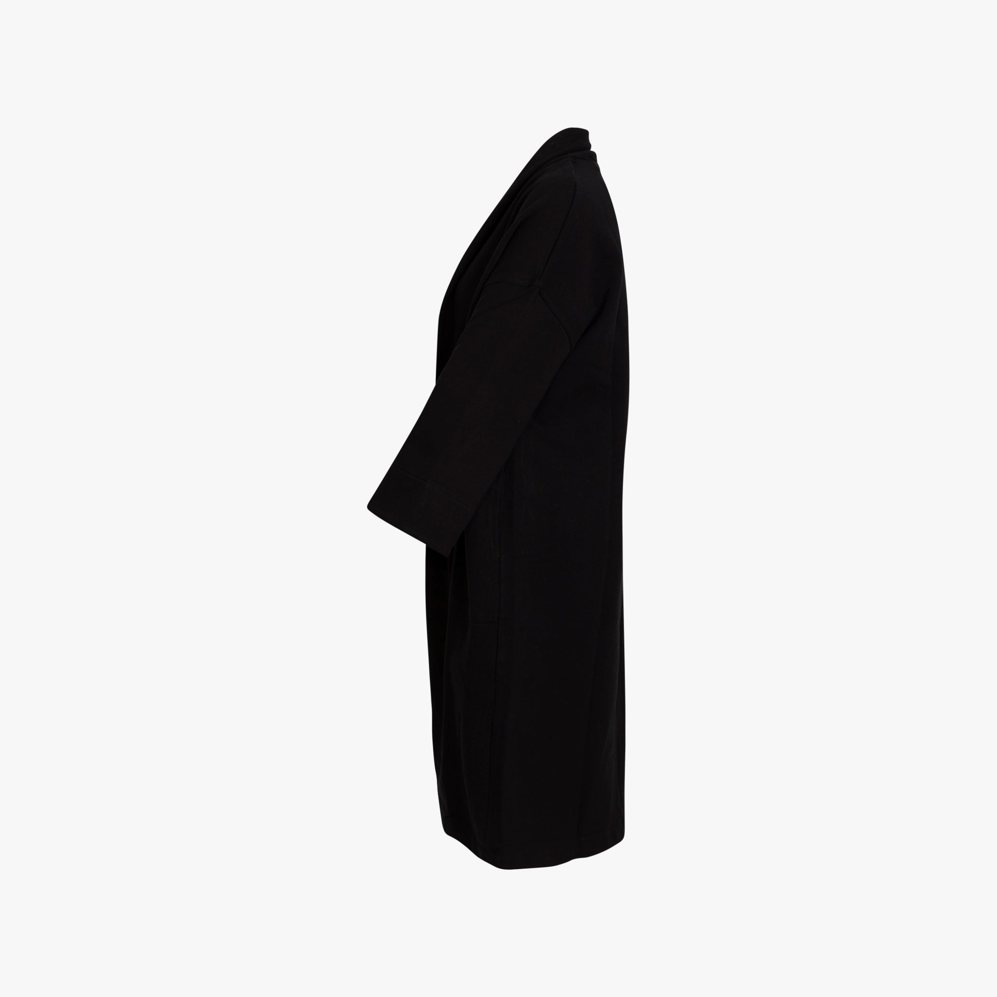 Jerseymantel | schwarz