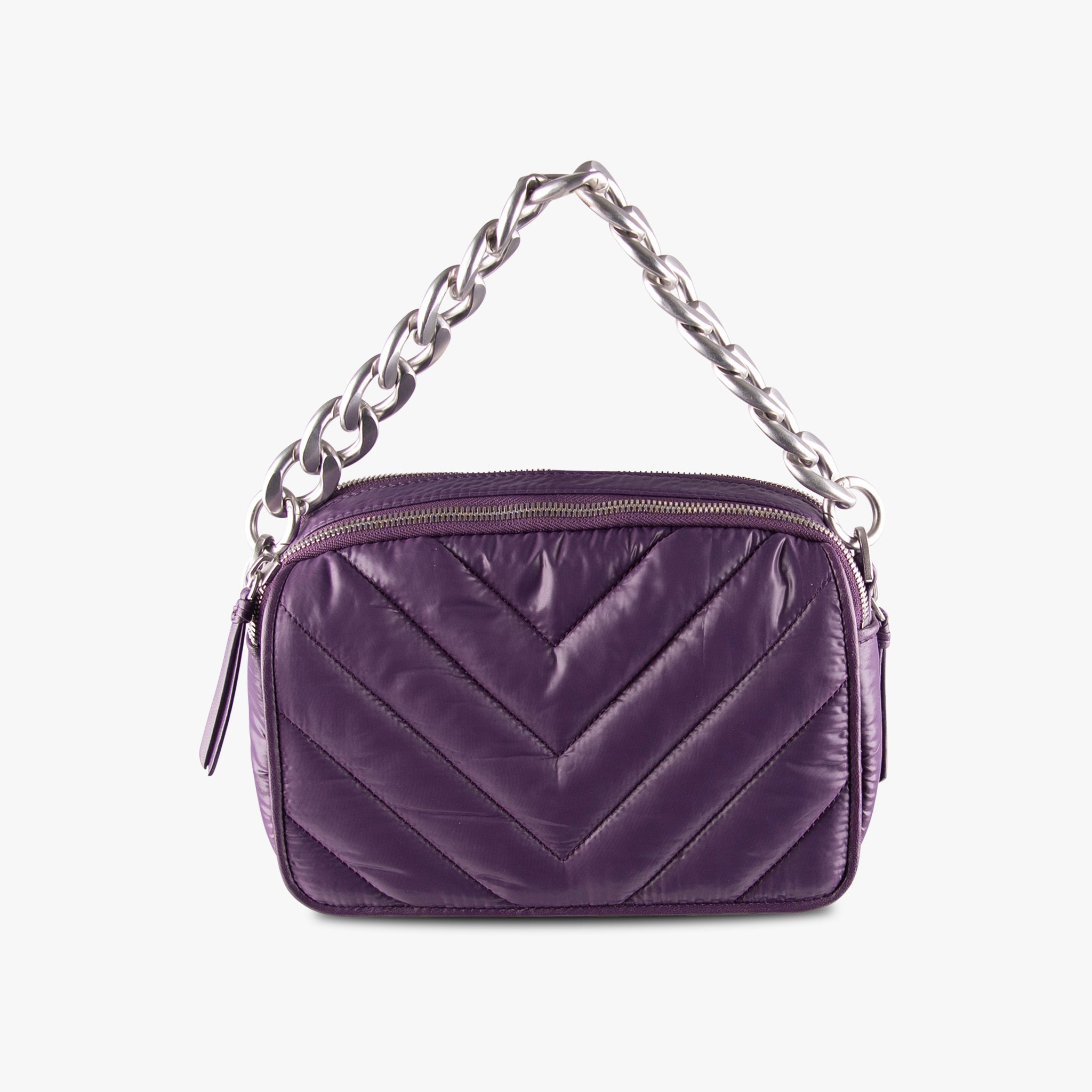 Cross Body Flap Bag | aubergine