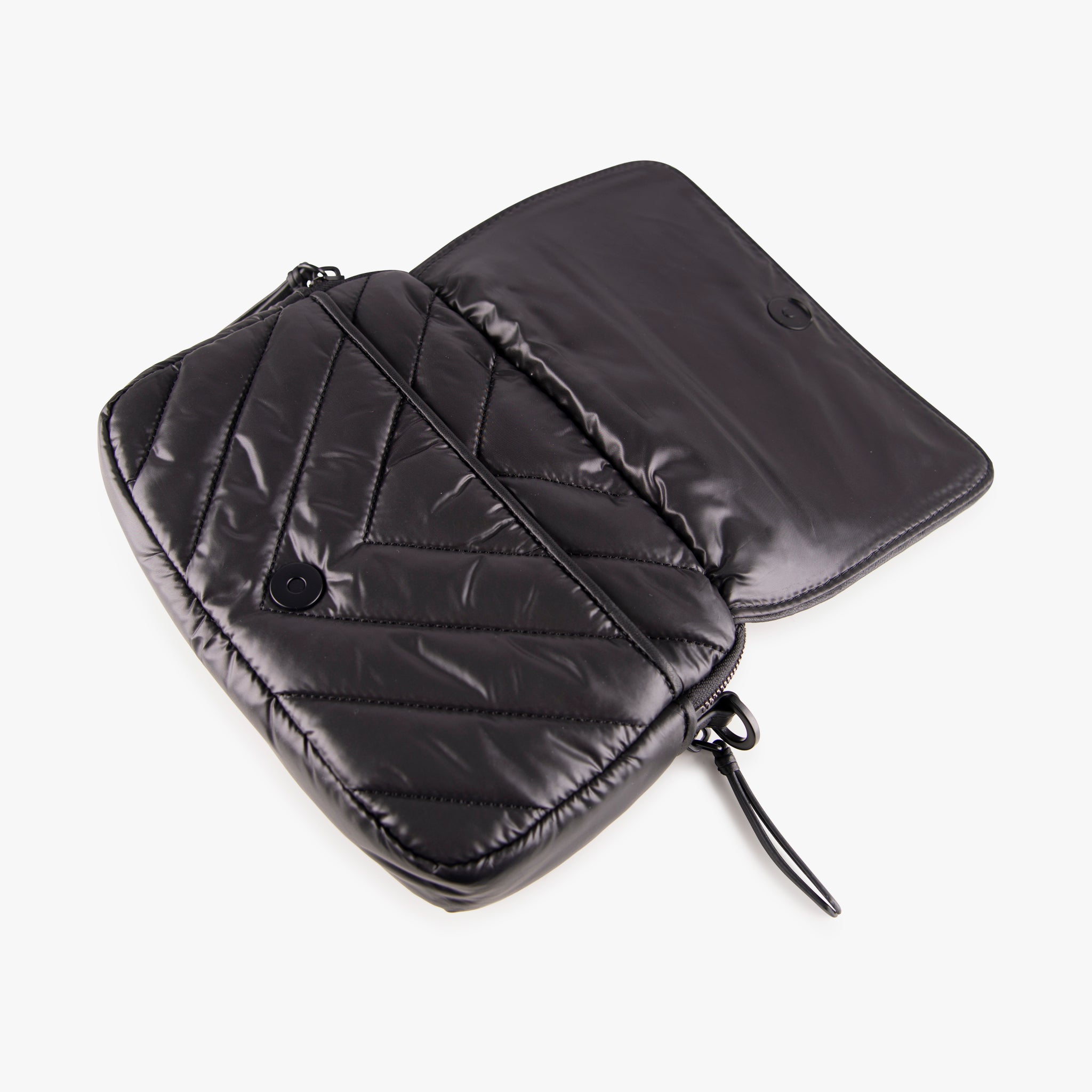 Cross Body Flap Bag | schwarz