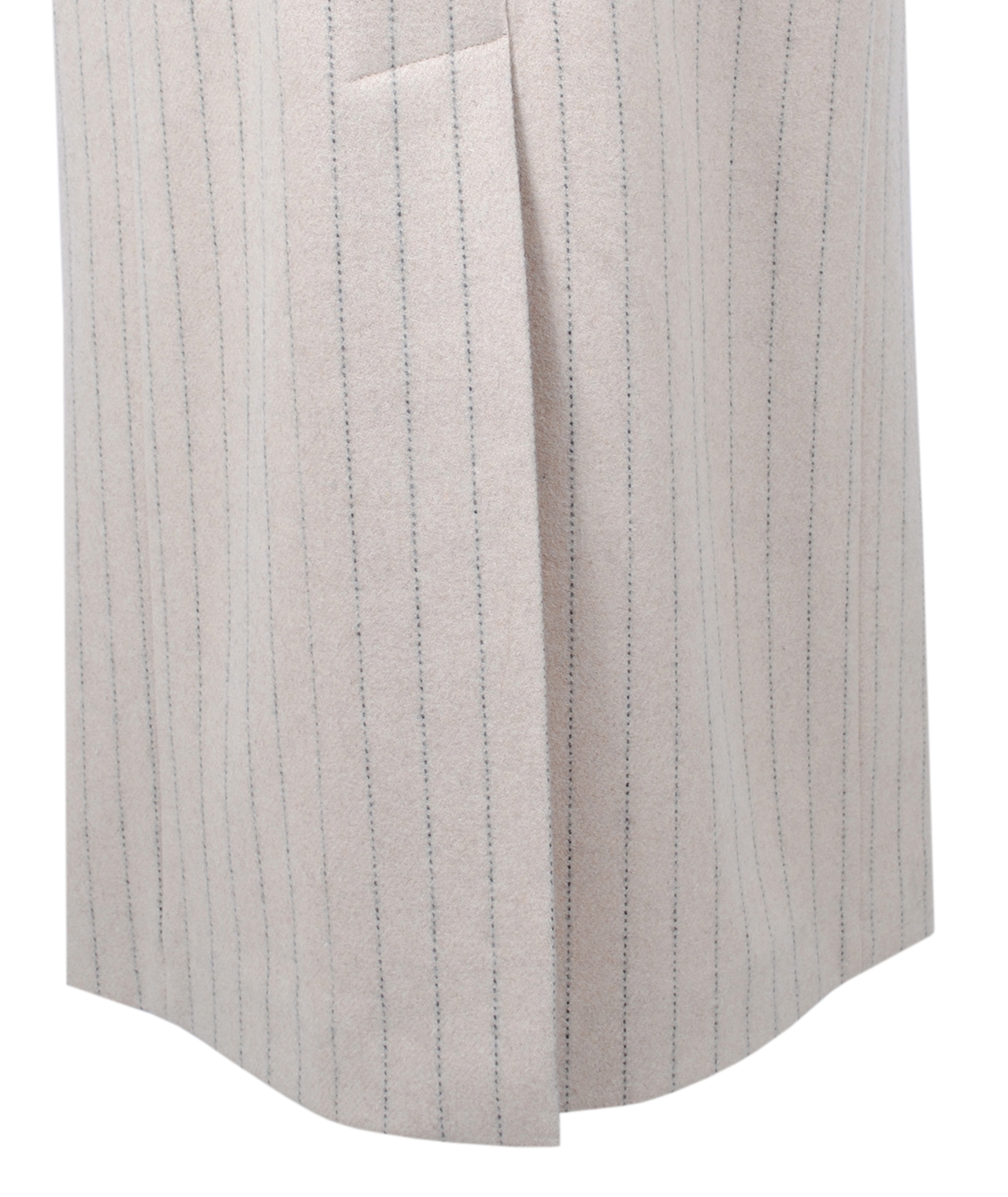 Langmantel Streifen | beige