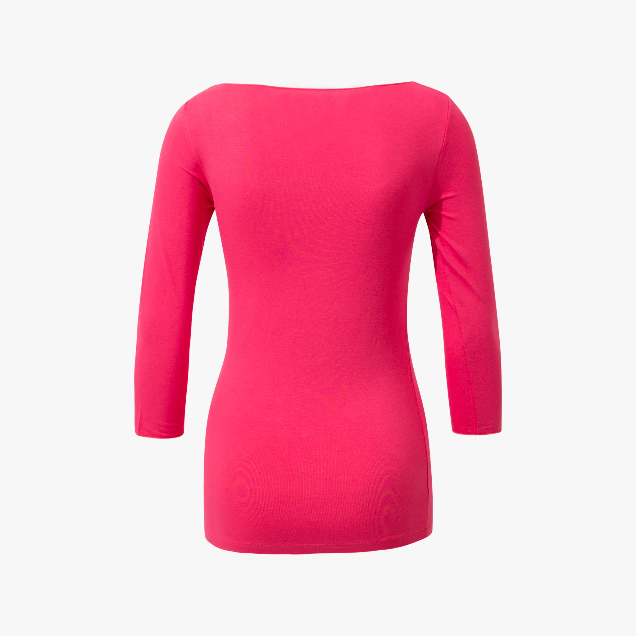 3/4 U-Shirt gekettelt | lila-pink