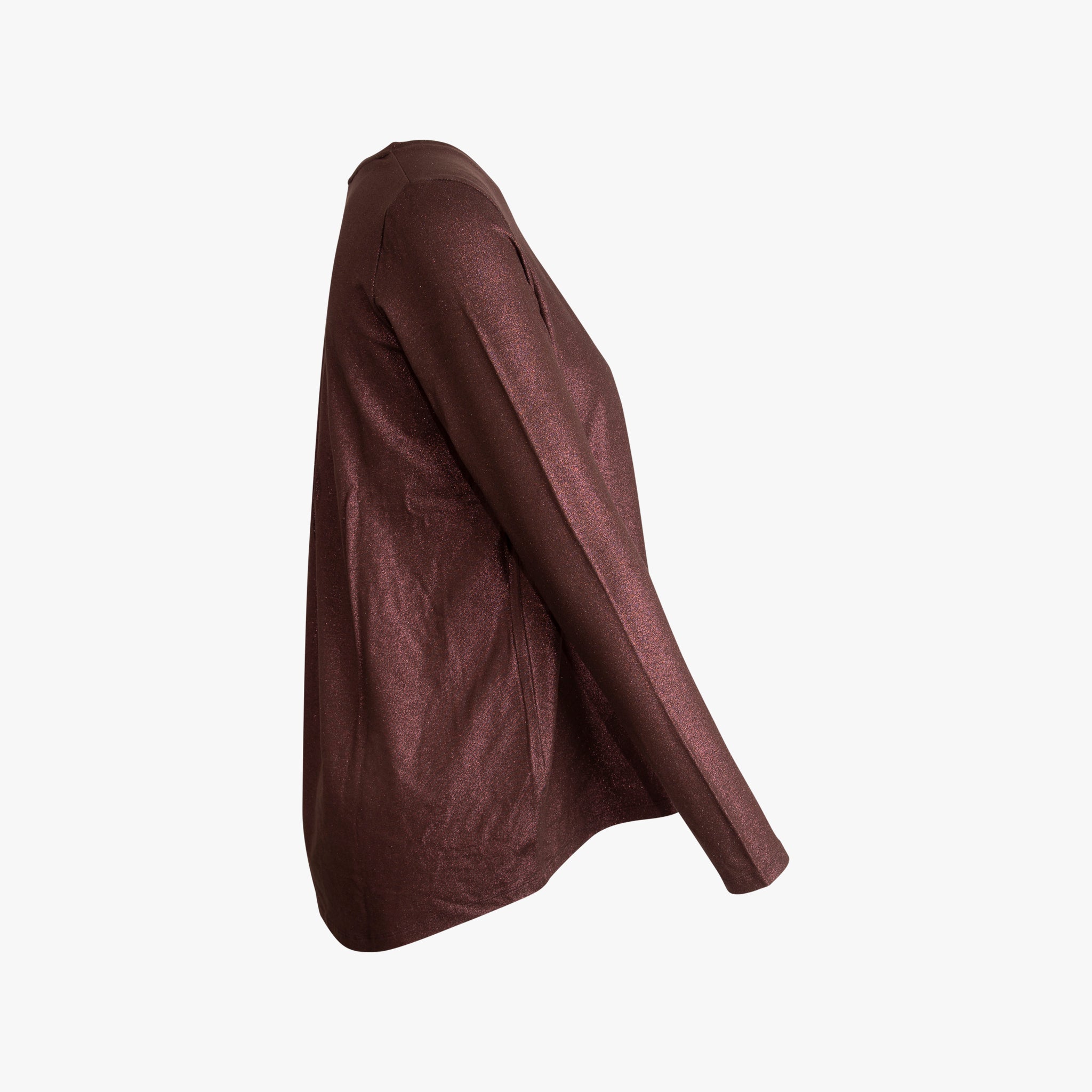 1/1 RH-Shirt Glitzer | aubergine