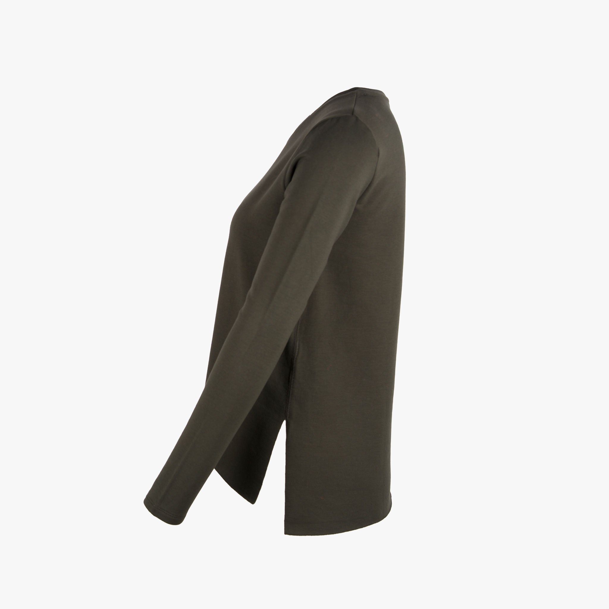 Majestic Shirt flauschig | dunkelgrün