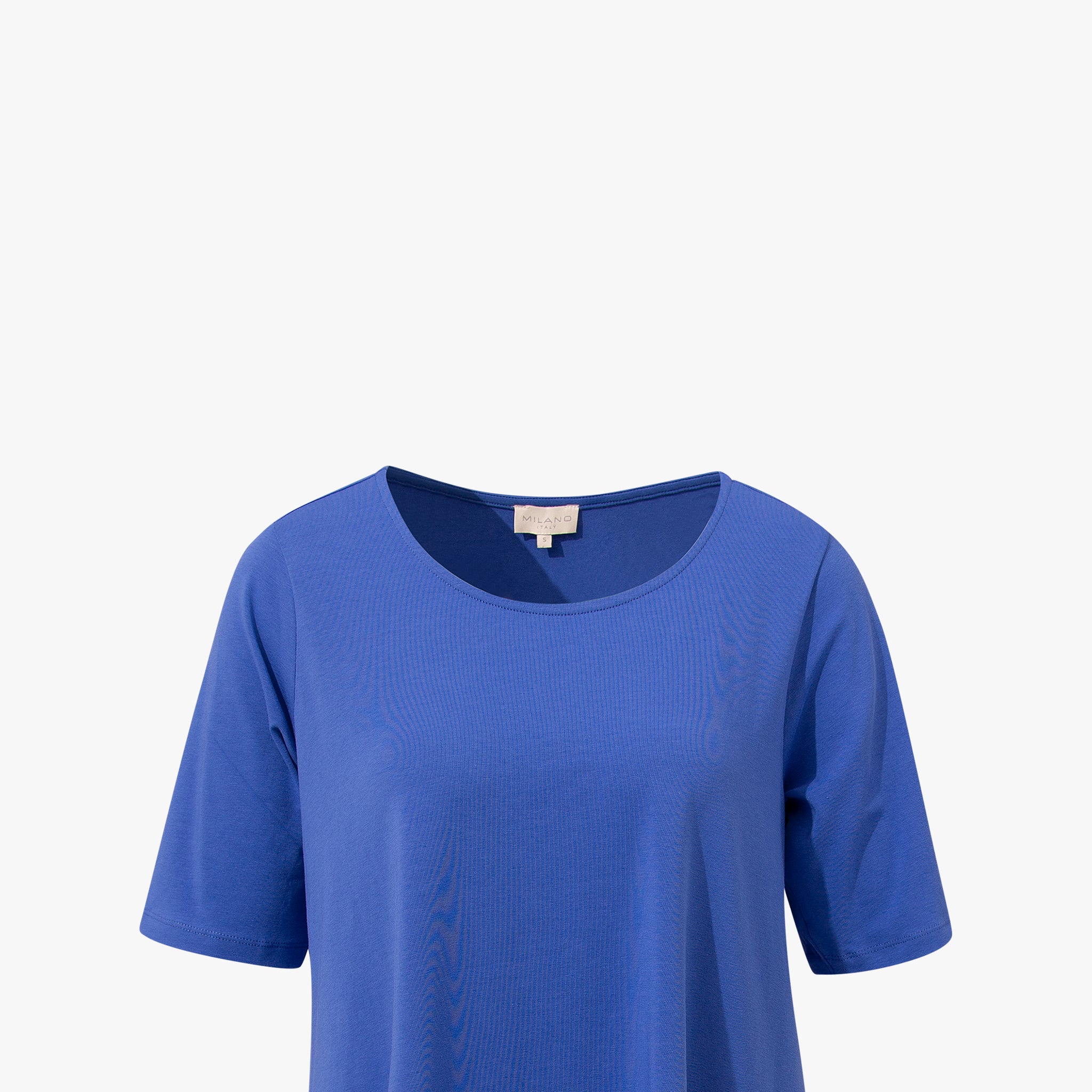 Jerseykleid ausgestellt | blau