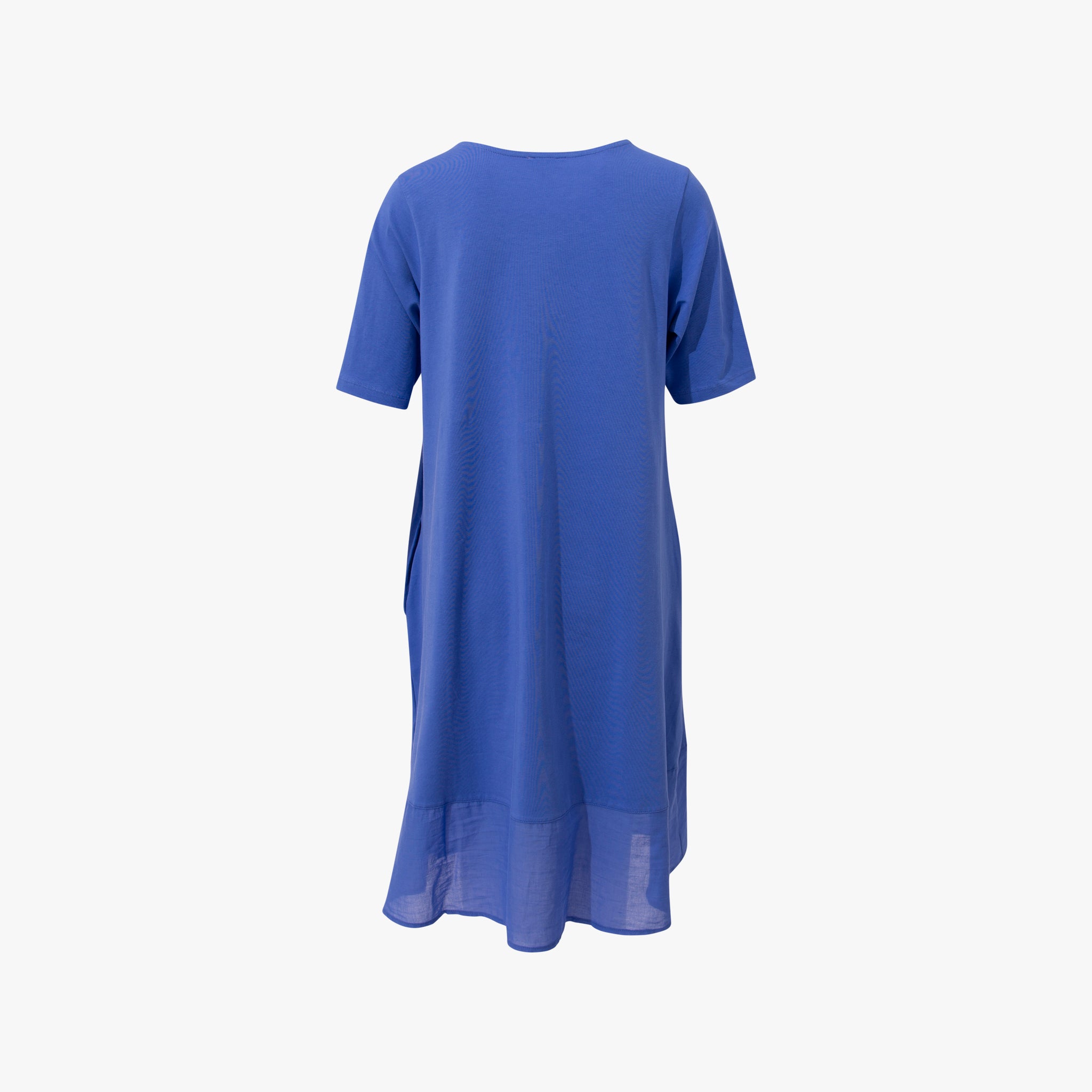 Jerseykleid ausgestellt | blau