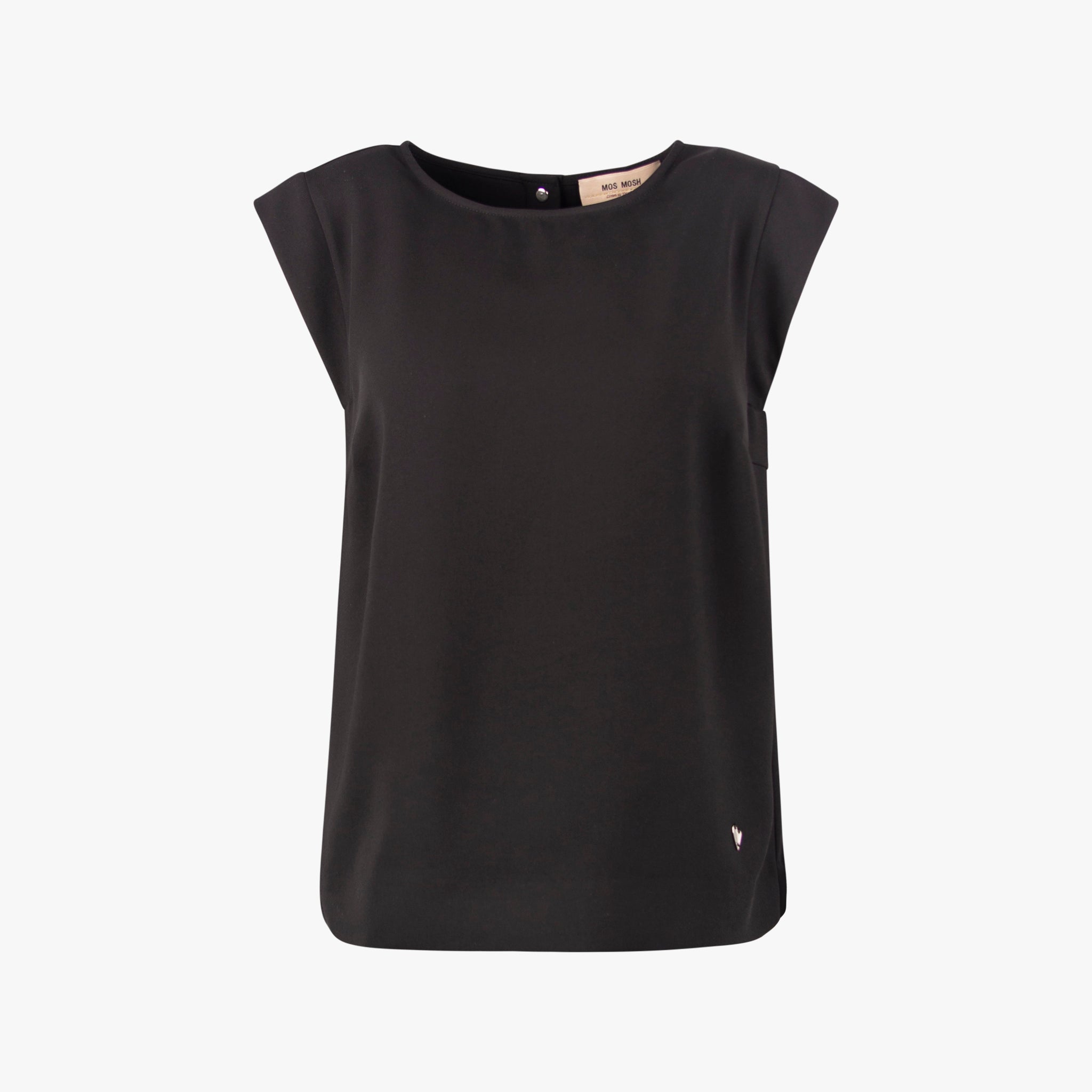 Mos Mosh Blusentop uni | schwarz