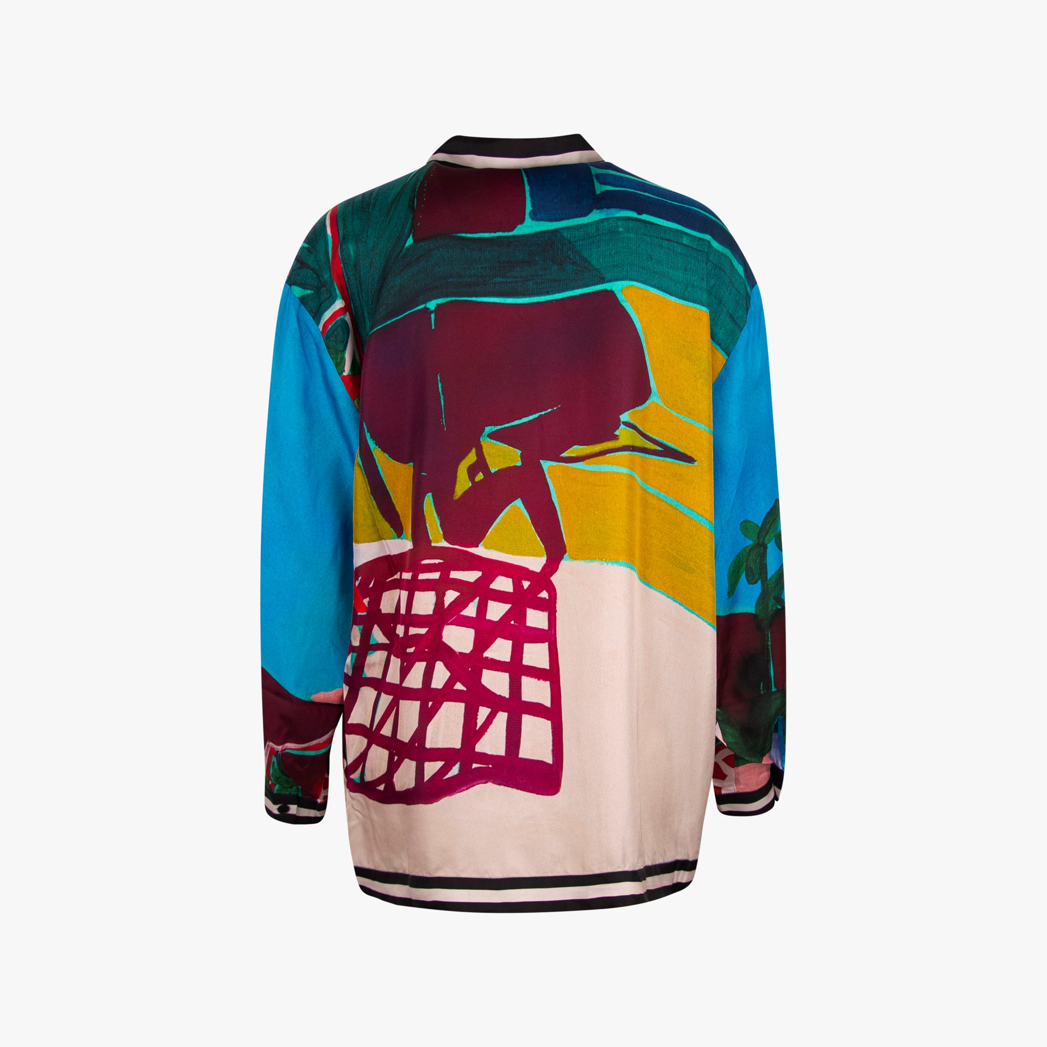 Munthe Bluse Künstlerprint | multicolor