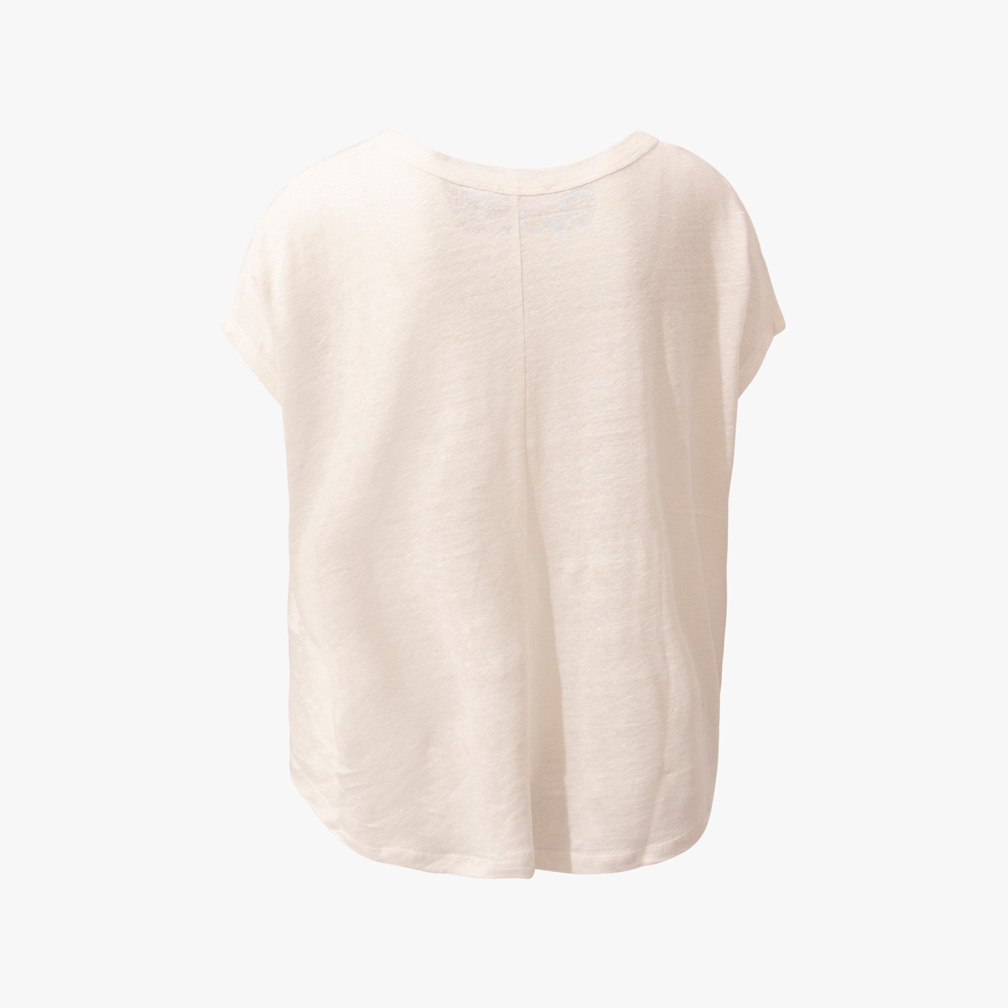 RH-Leinenshirt weit | weiß