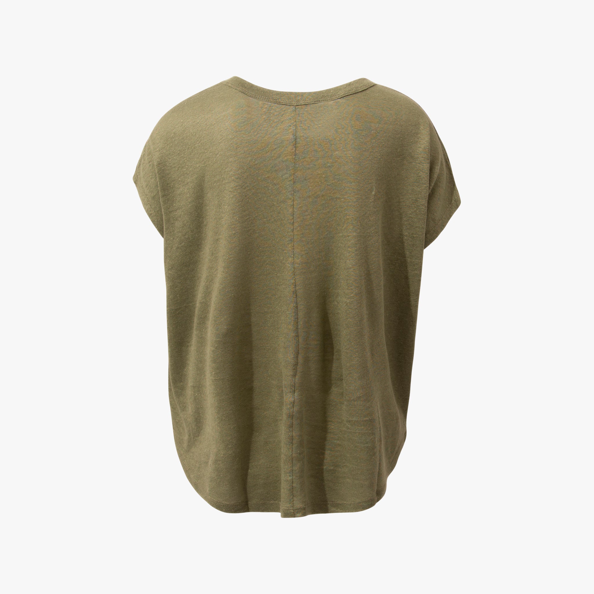 RH-Leinenshirt weit | khaki