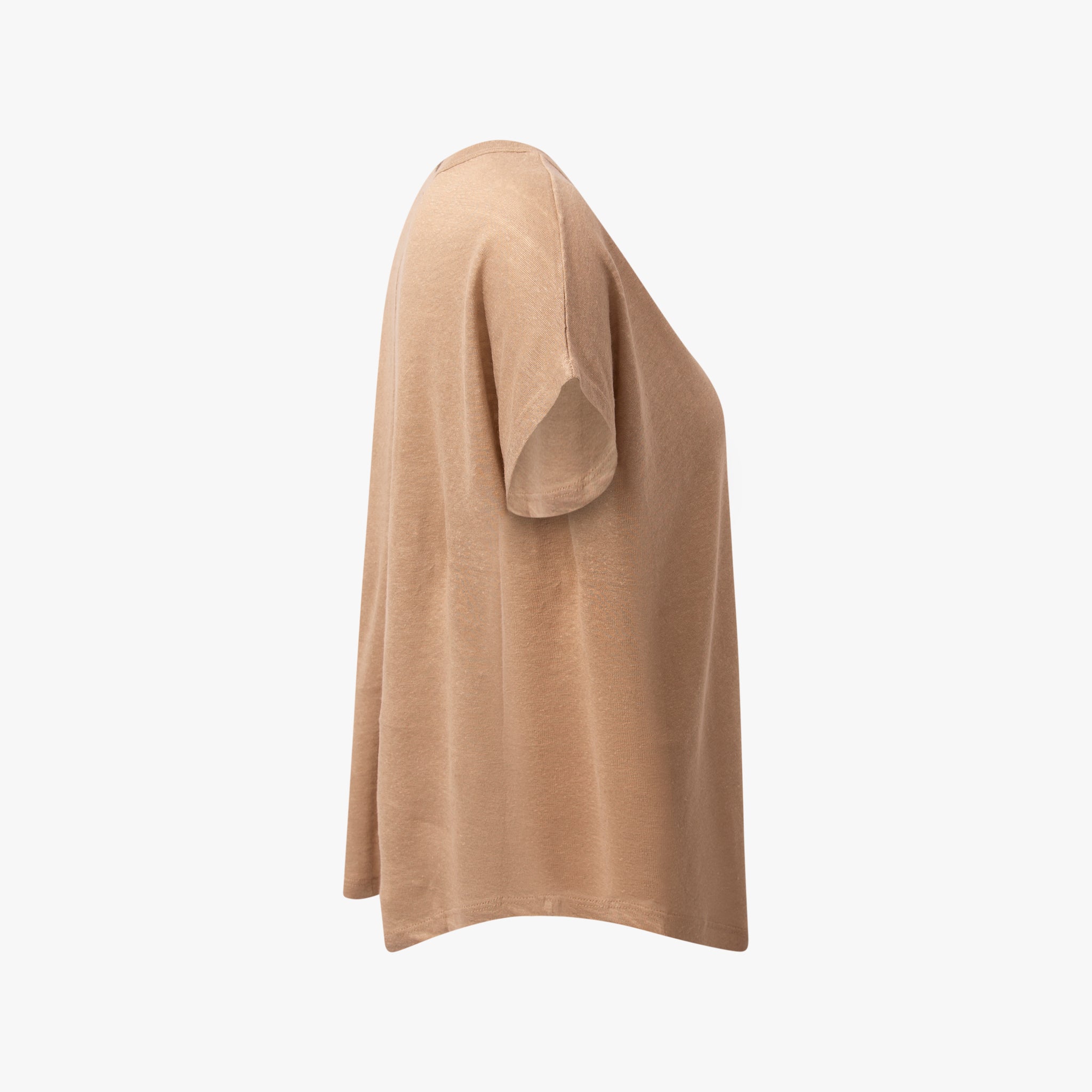 RH-Leinenshirt weit | beige