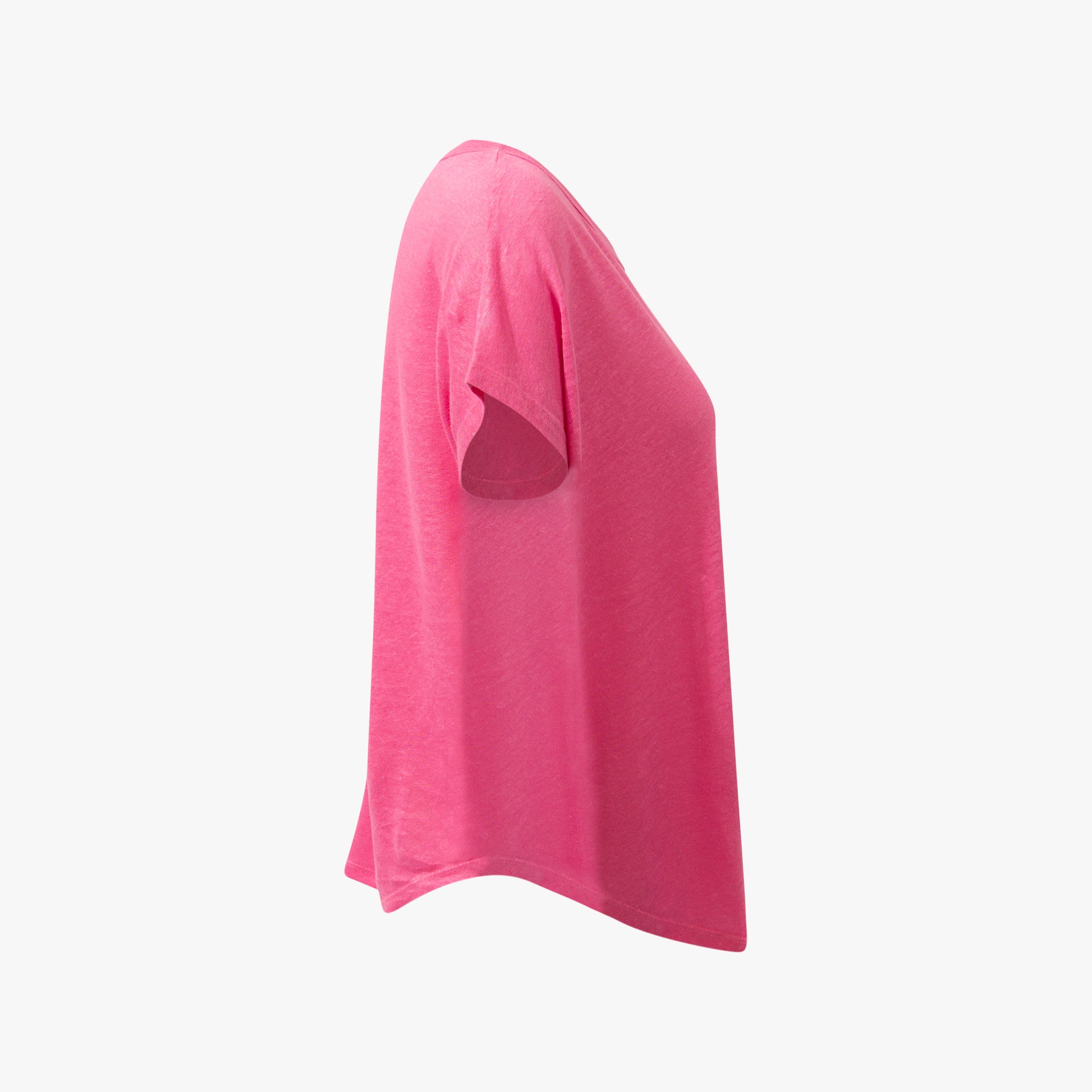 RH-Leinenshirt weit | rosa