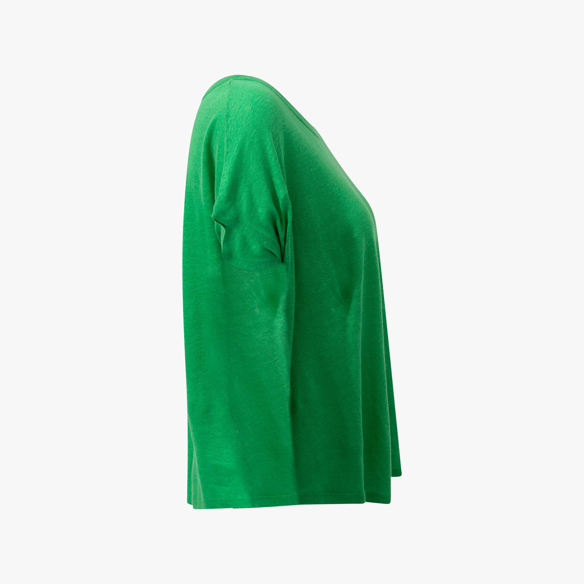 RH-Leinenshirt weit | pinie