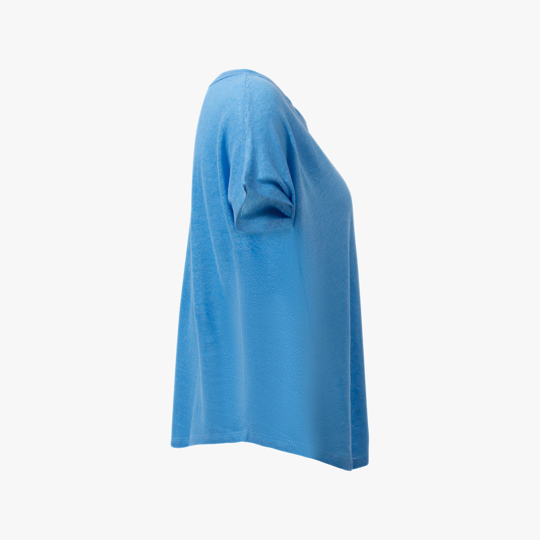 RH-Leinenshirt weit | hellblau
