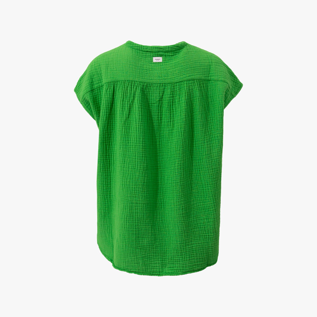 Schlupfbluse Musselin | gras