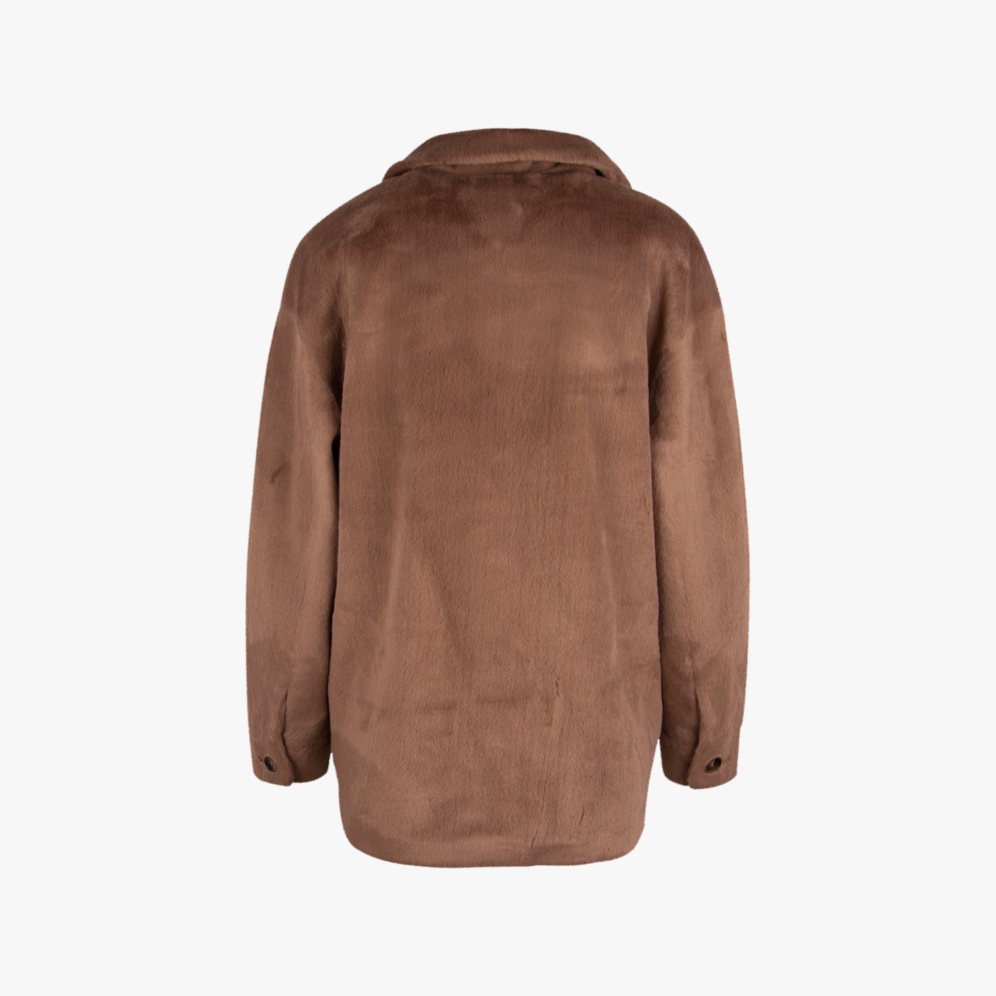 Ronja Mink Jacke Fakefur | braun
